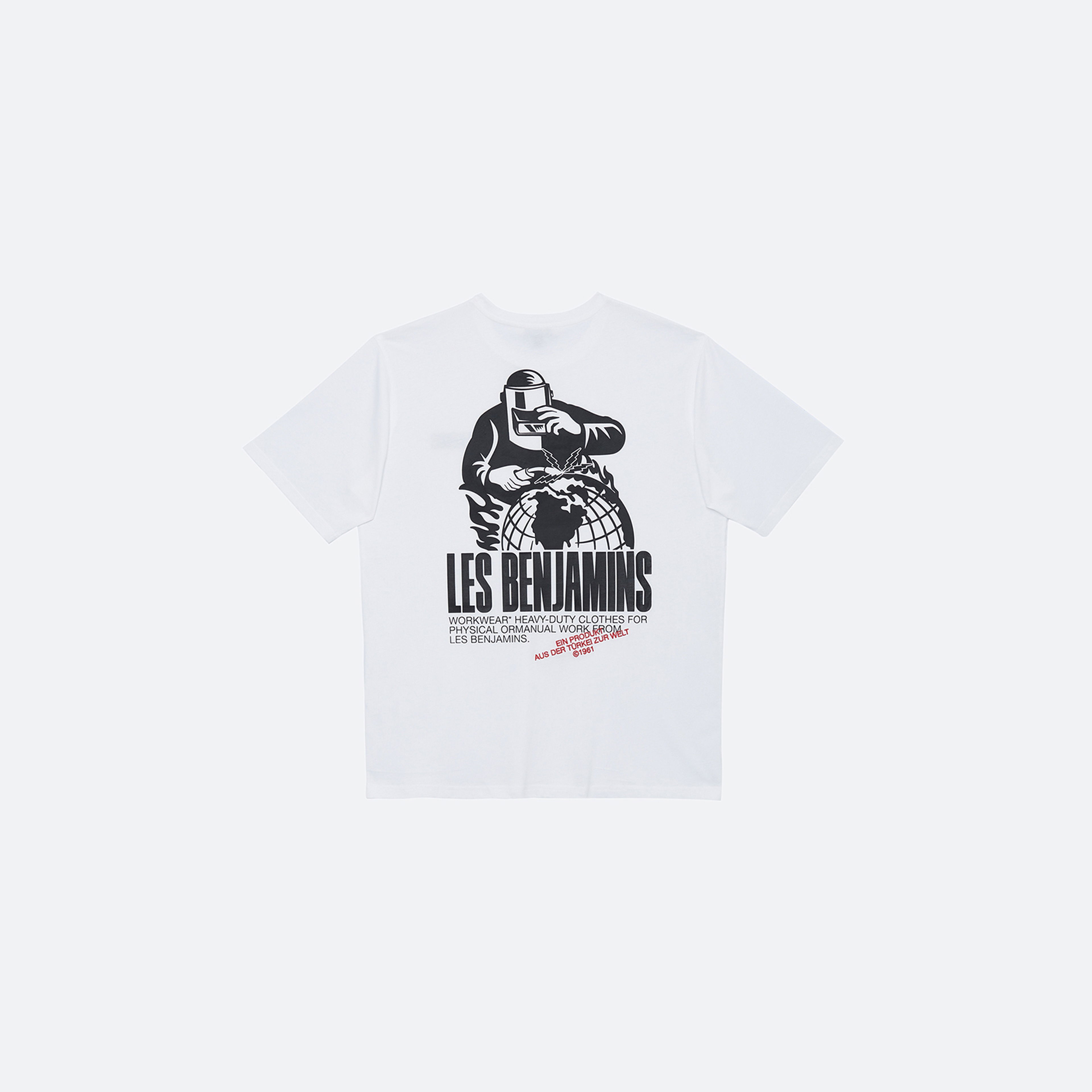 Les Benjamins Exclusives Erkek Beyaz T-Shirt