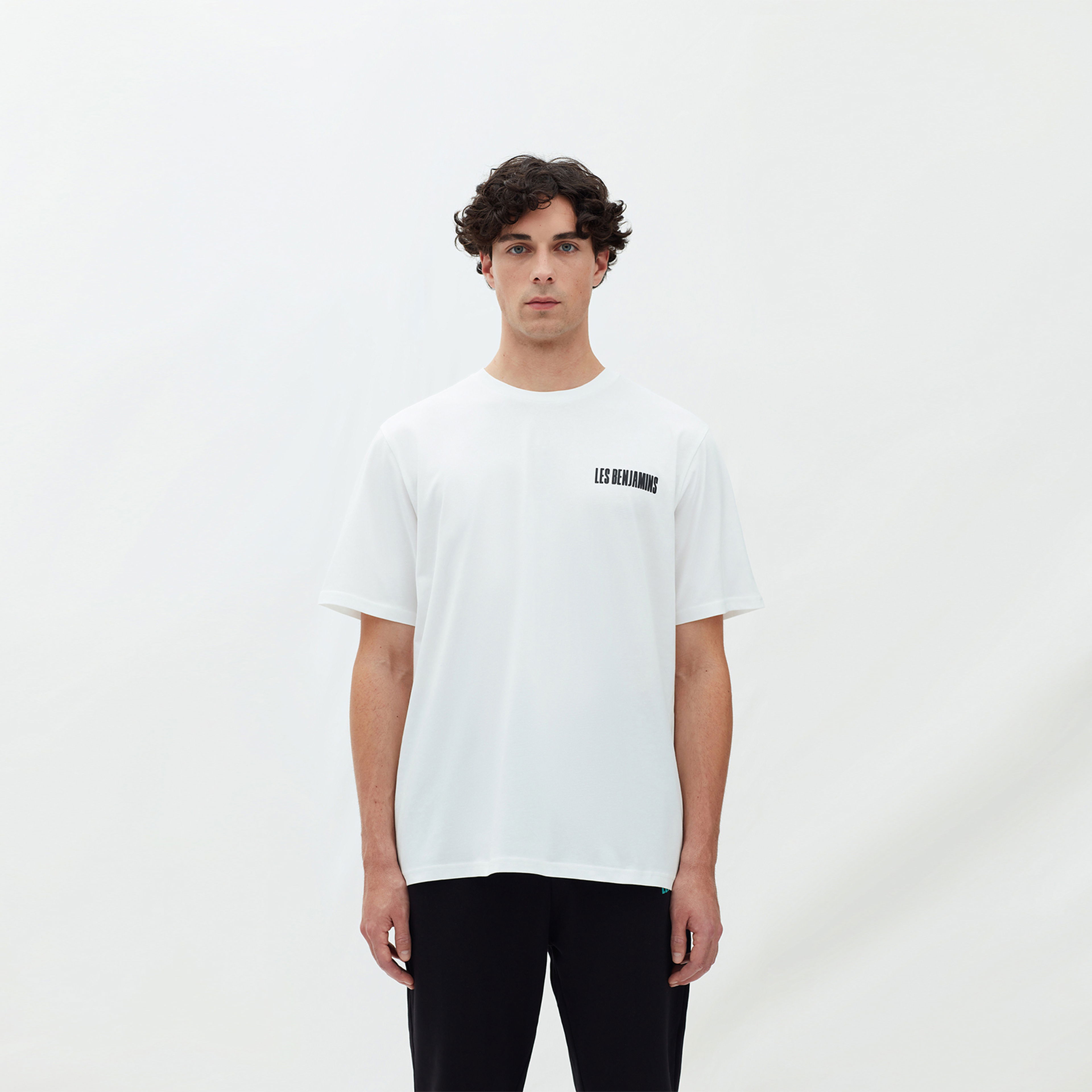 Les Benjamins Exclusives Erkek Beyaz T-Shirt