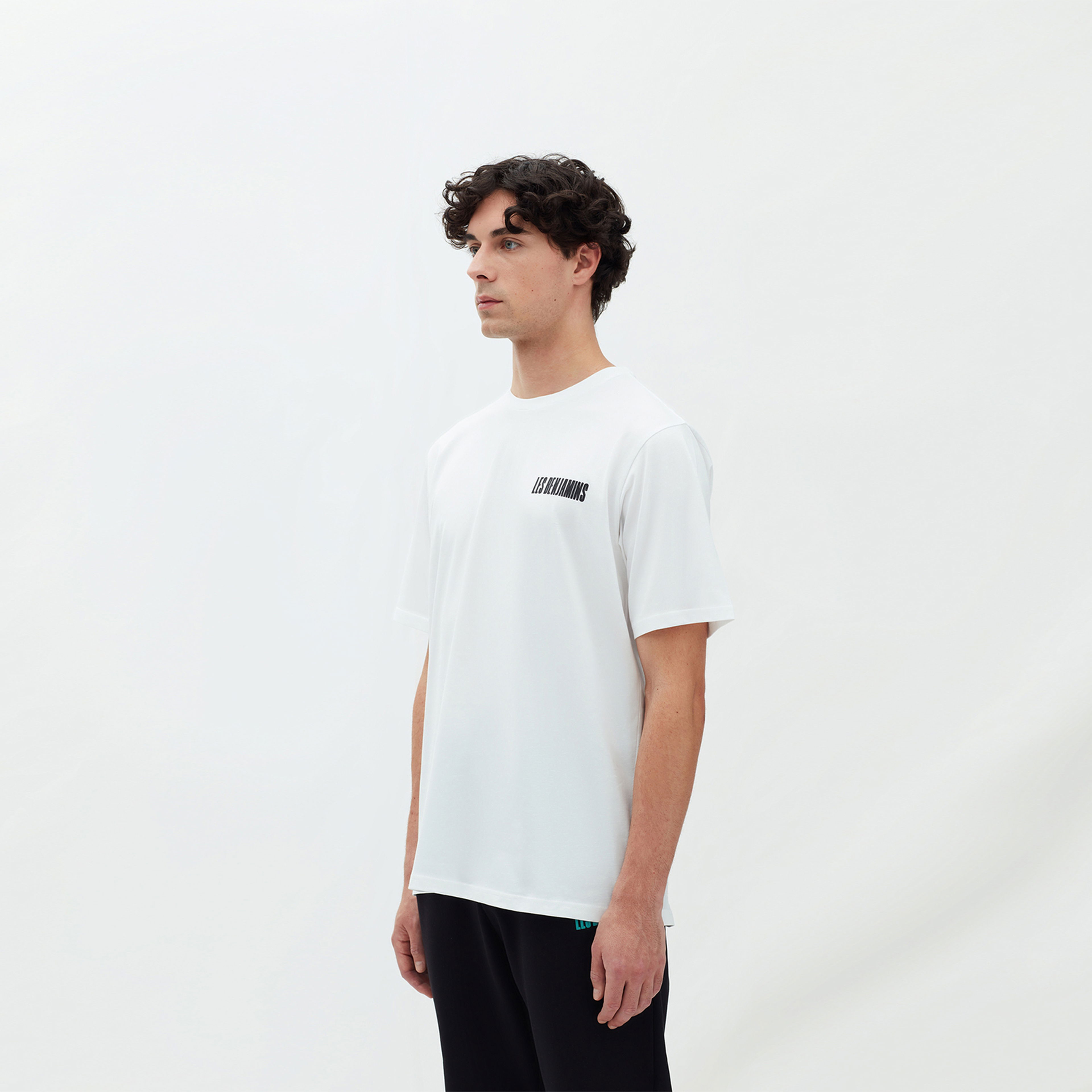 Les Benjamins Exclusives Erkek Beyaz T-Shirt