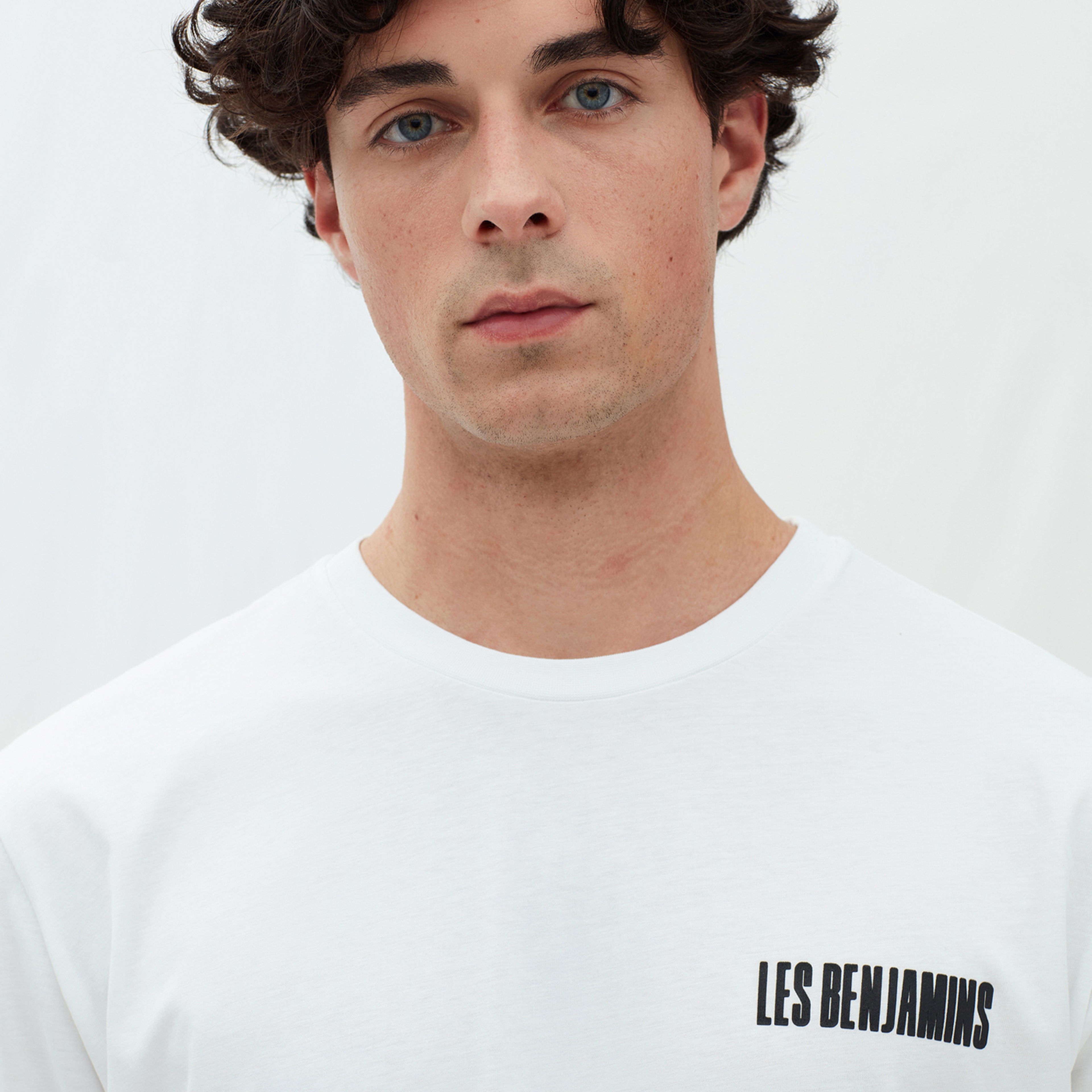 Les Benjamins Exclusives Erkek Beyaz T-Shirt