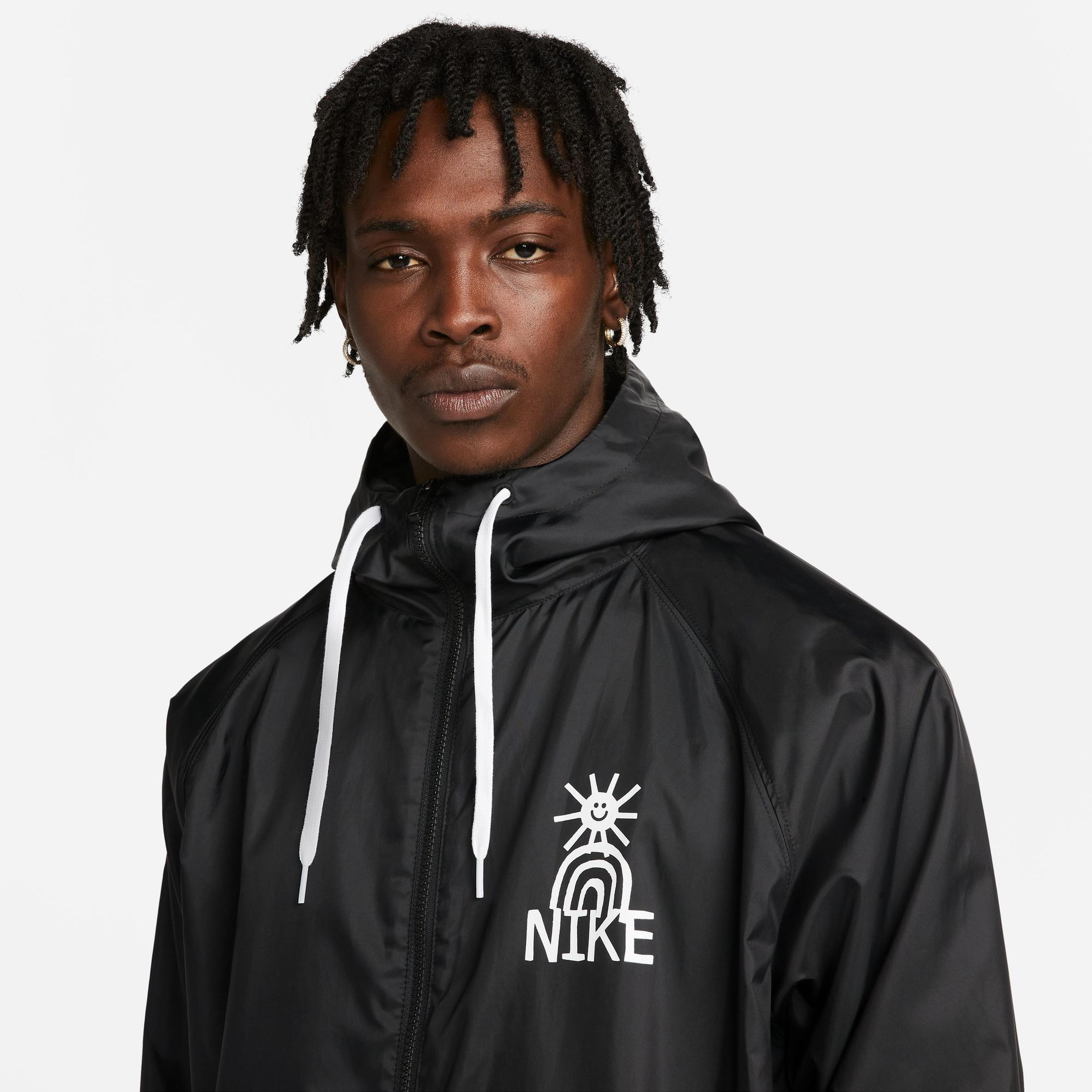Nike Sportswear Astarlı Erkek Siyah Eşofman Üstü