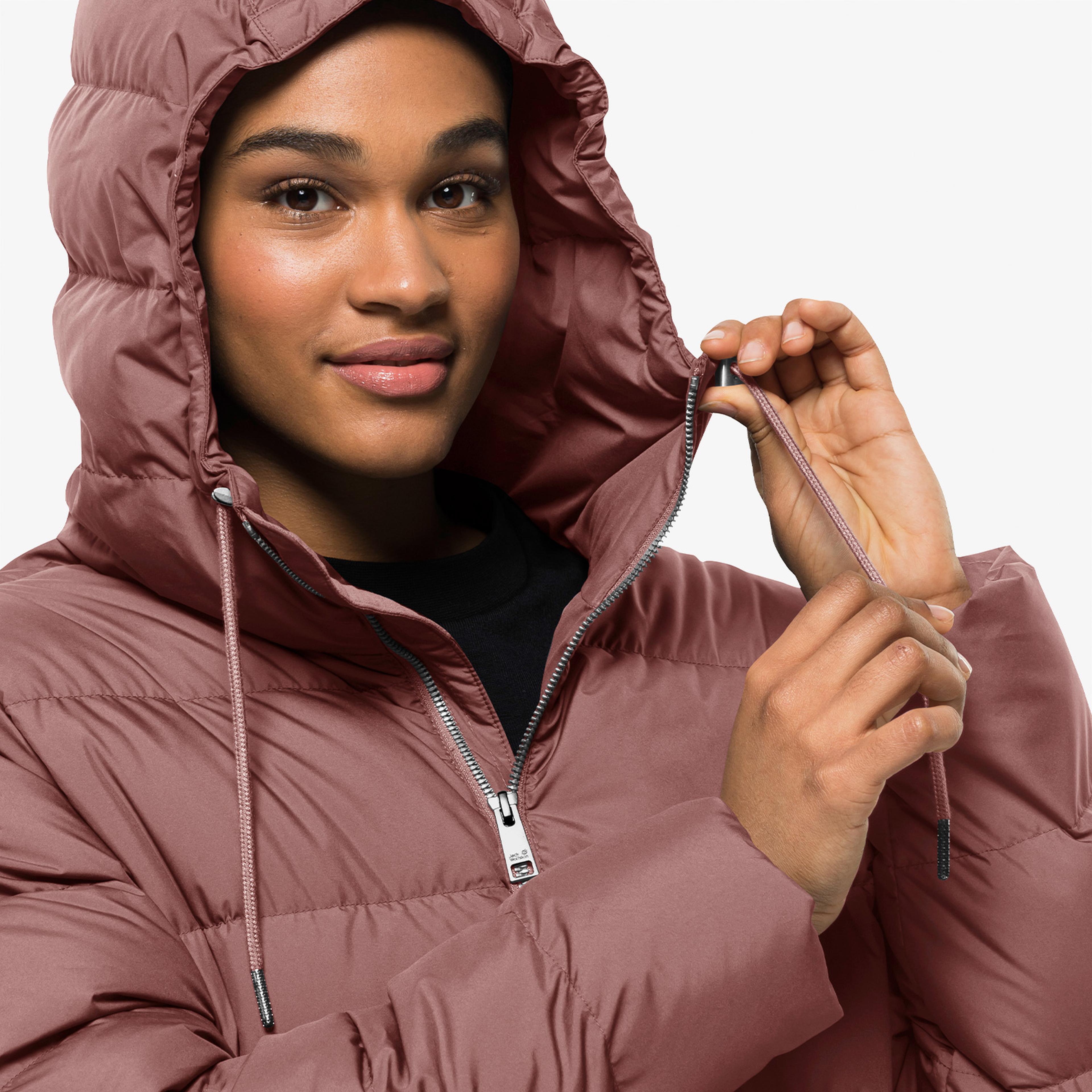 Jack Wolfskin Frozen Palace Kadın Kahverengi Mont