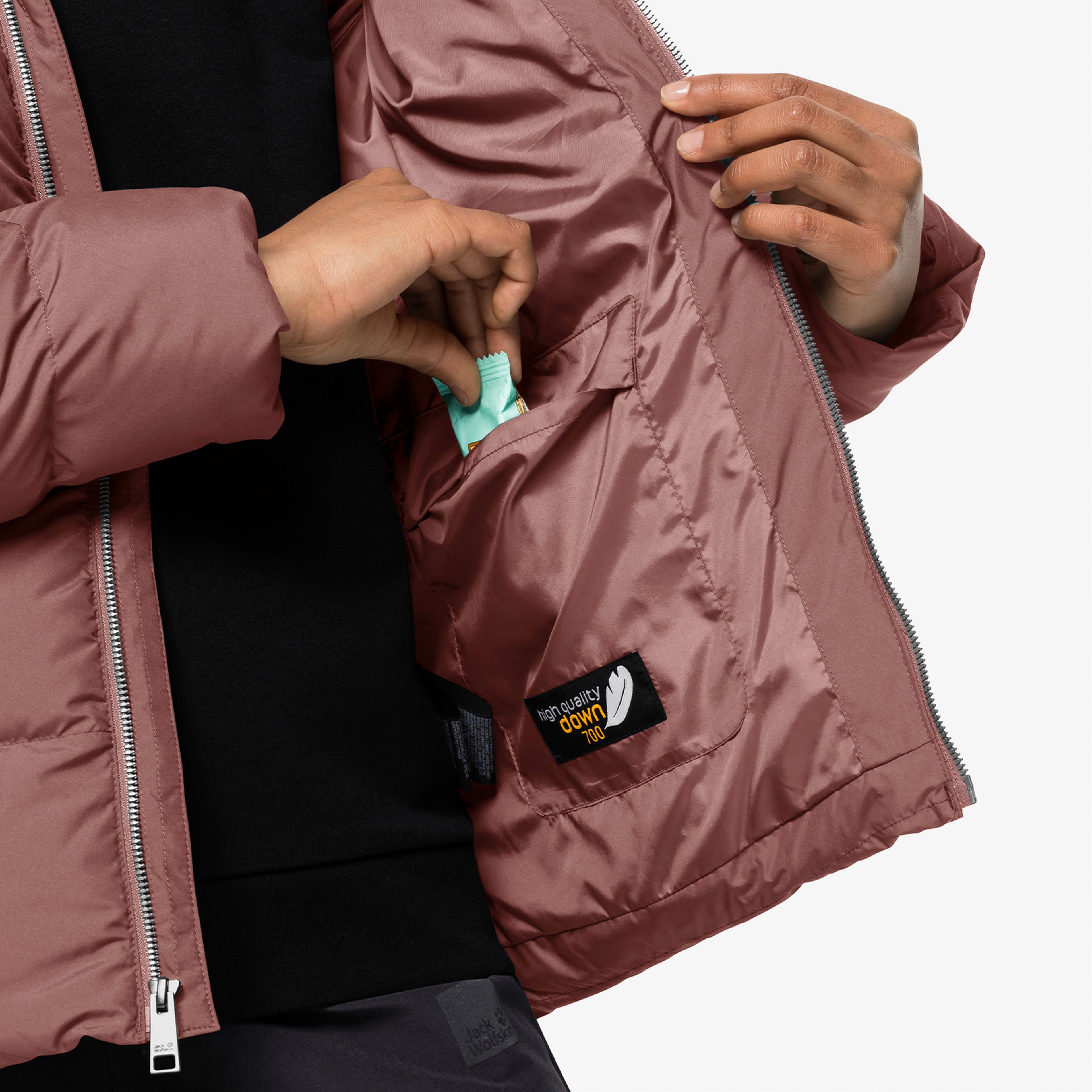 Jack Wolfskin Frozen Palace Kadın Kahverengi Mont