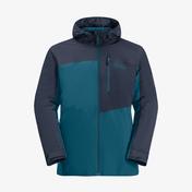 Jack Wolfskin Feldberg 3in1 Erkek Mavi Su Geçirmez Mont