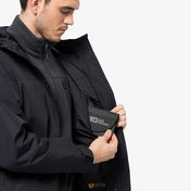 Jack Wolfskin Taubenberg 3in1 Erkek Siyah Su Geçirmez Mont