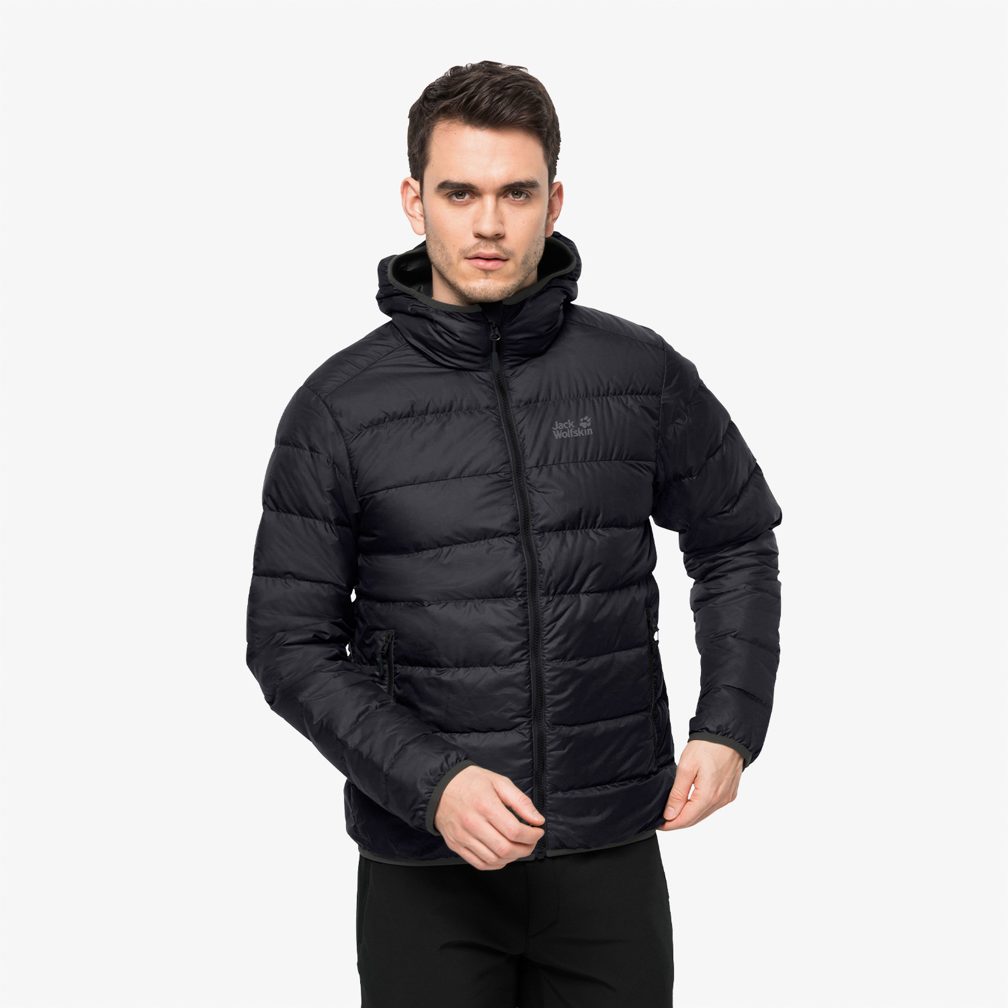 Jack Wolfskin Helium Erkek Siyah Mont