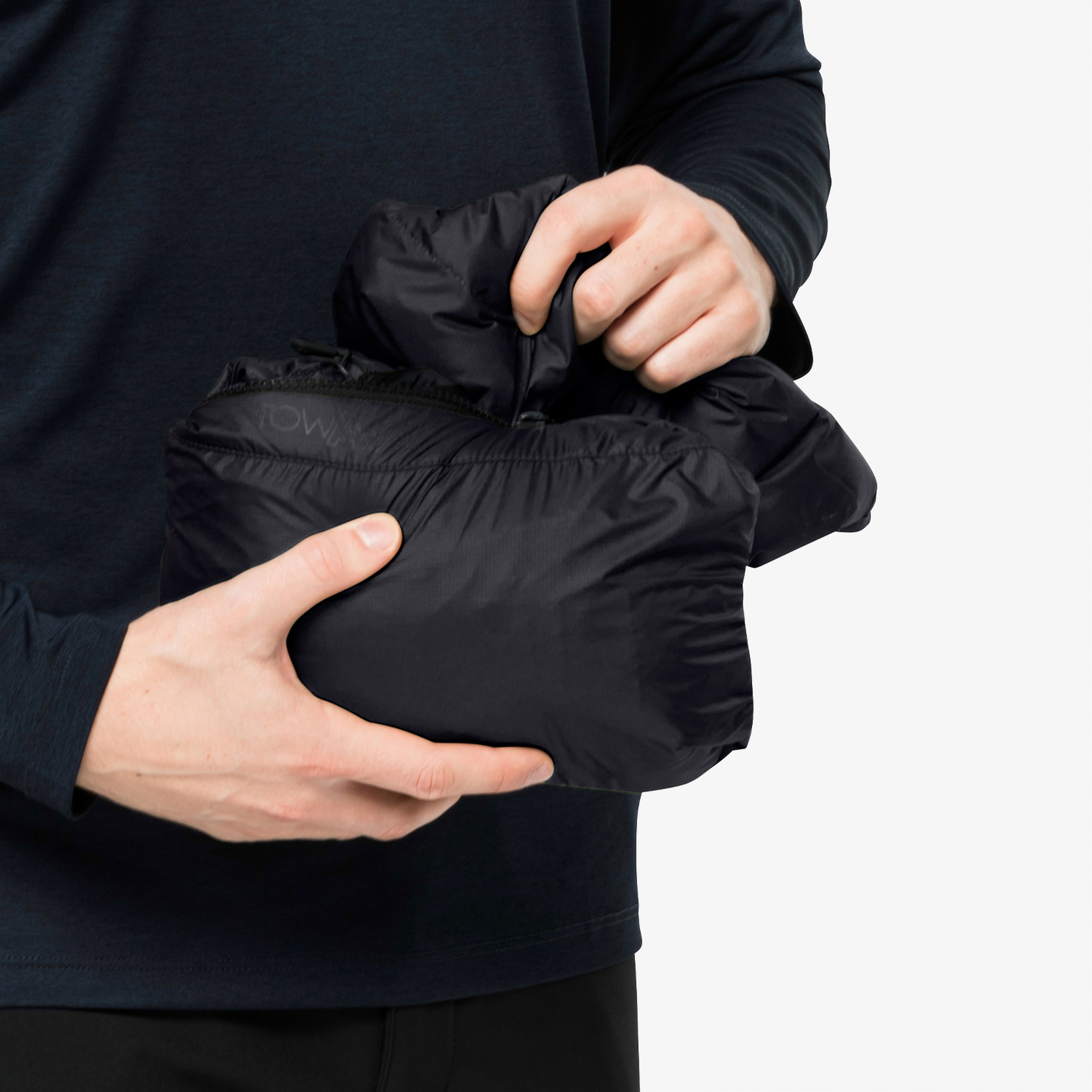 Jack Wolfskin Helium Erkek Siyah Mont