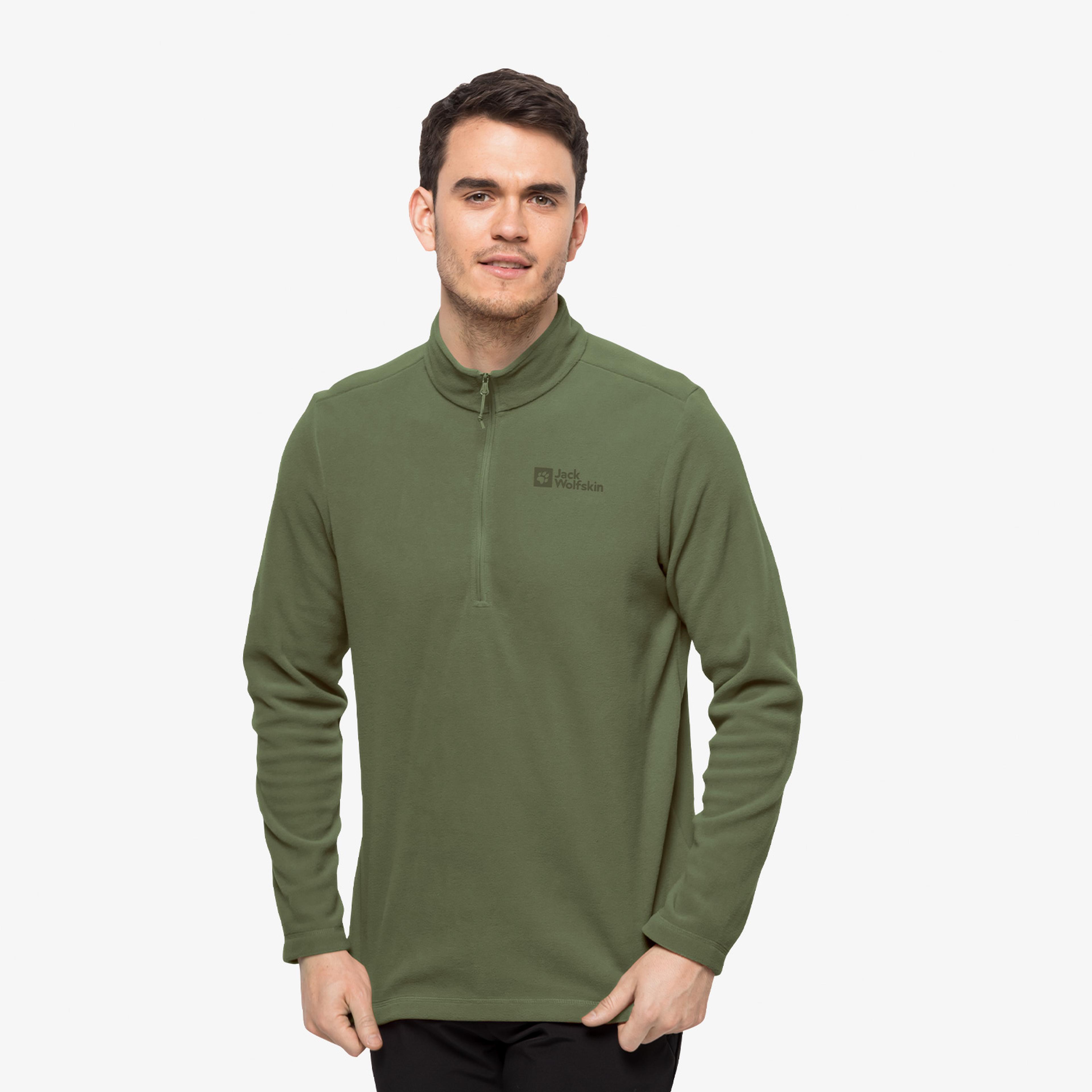 Jack Wolfskin Taunus Erkek Haki Polar