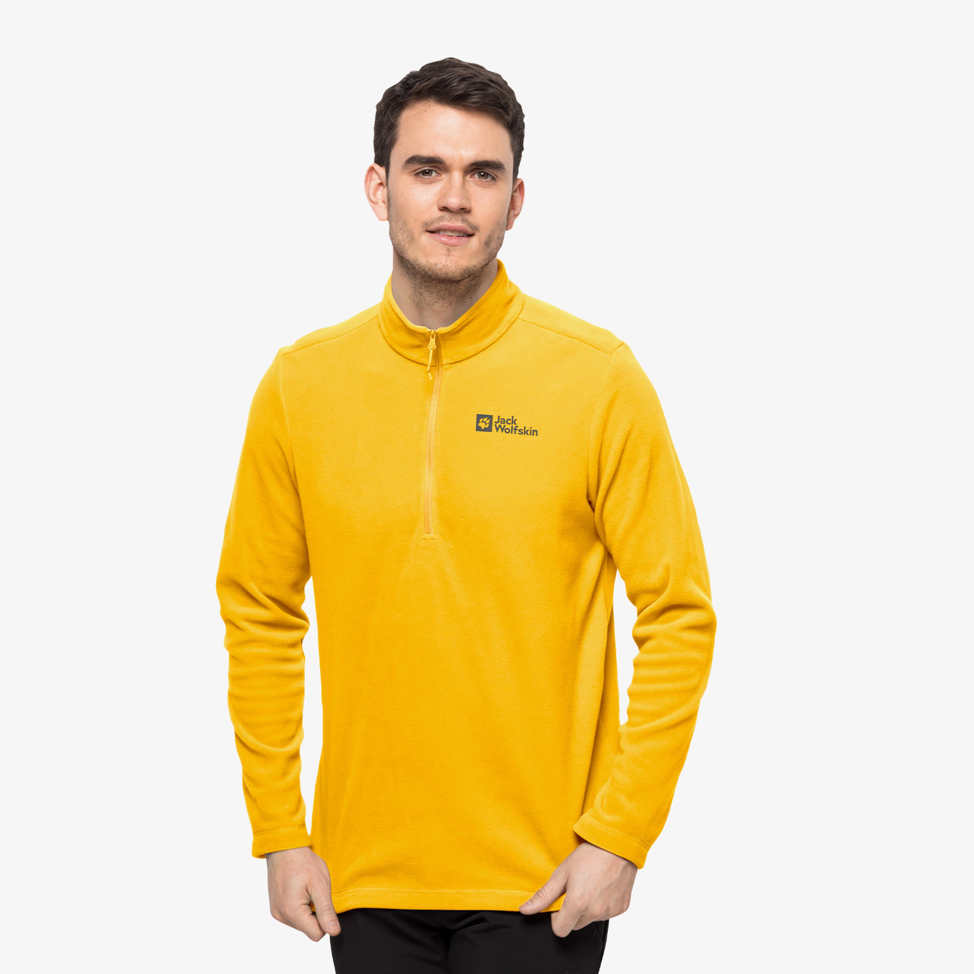 Jack Wolfskin Taunus Erkek Sarı Polar