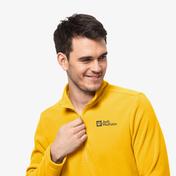 Jack Wolfskin Taunus Erkek Sarı Polar