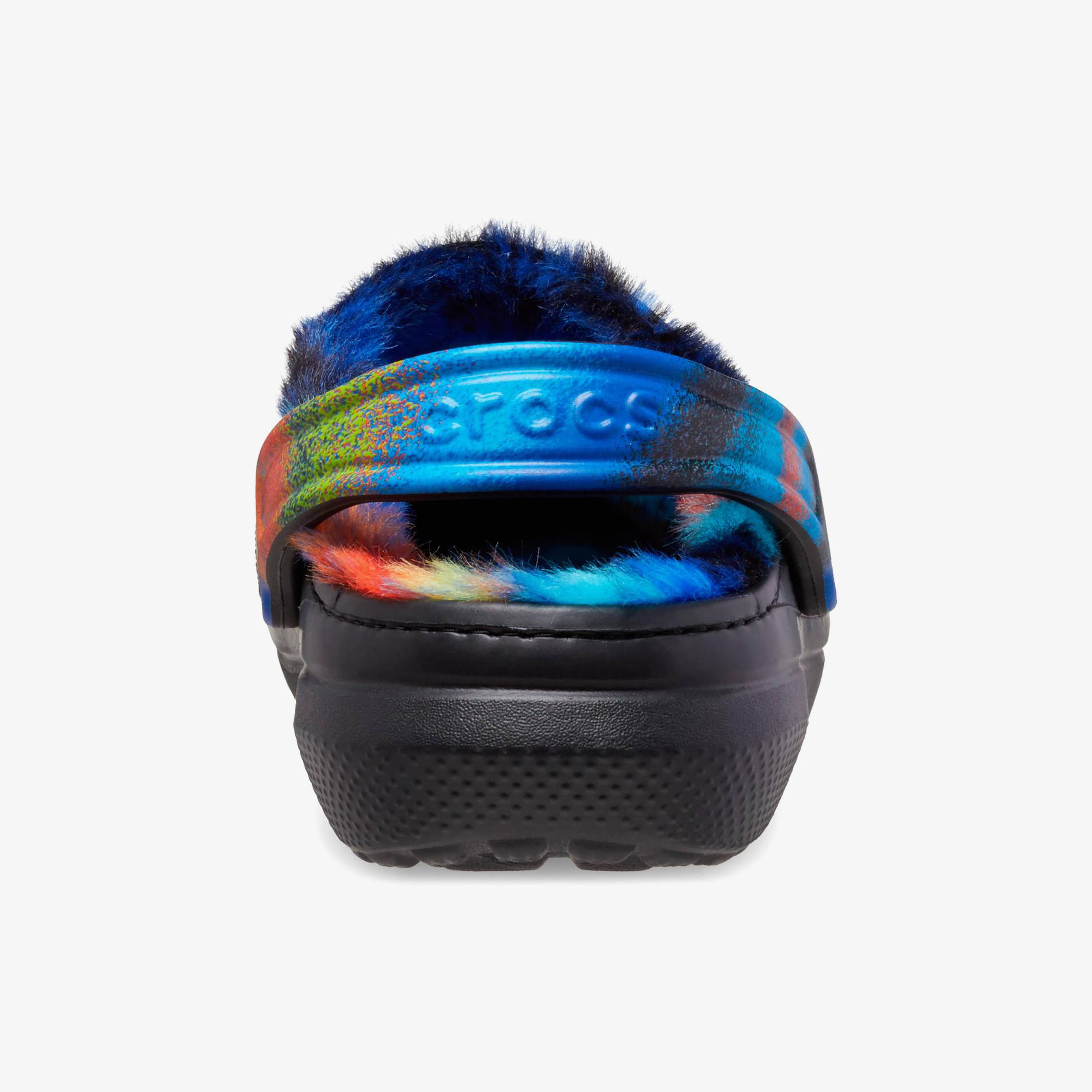 Crocs Classic Lined Spray Dye Clog Unisex Siyah Terlik
