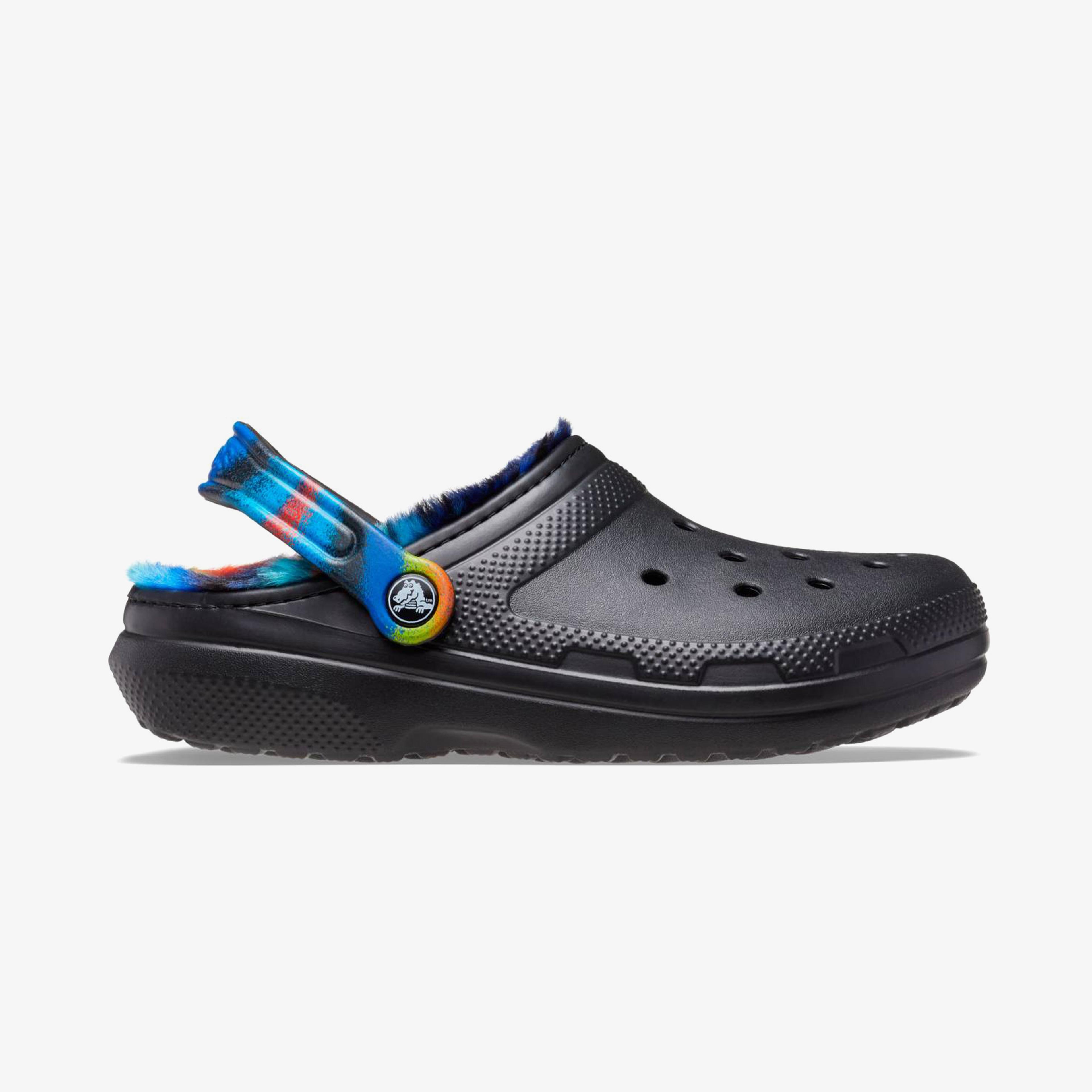 Crocs Classic Lined Spray Dye Clog Unisex Siyah Terlik
