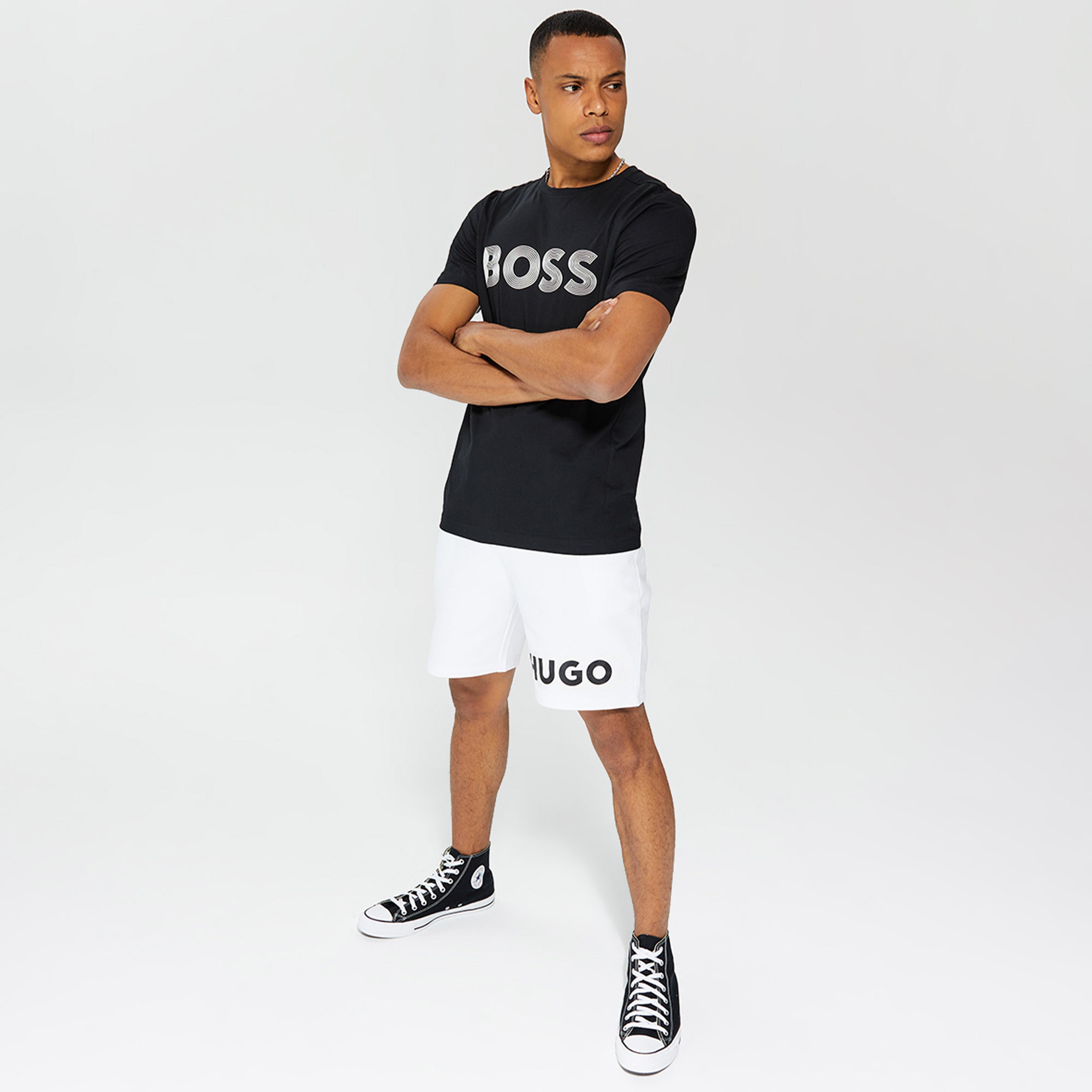 Boss Tee 6 Erkek Siyah T-Shirt