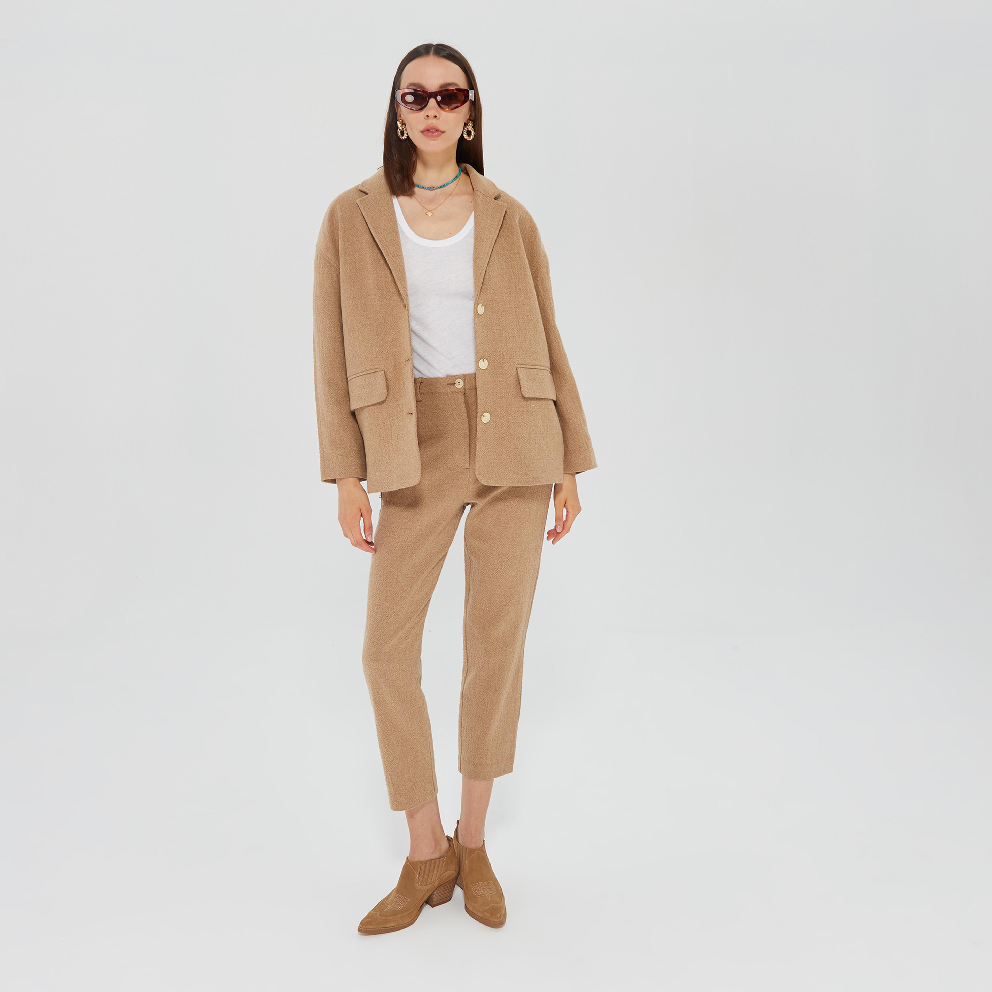 American Vintage Kadın Karamel Rengi Ceket