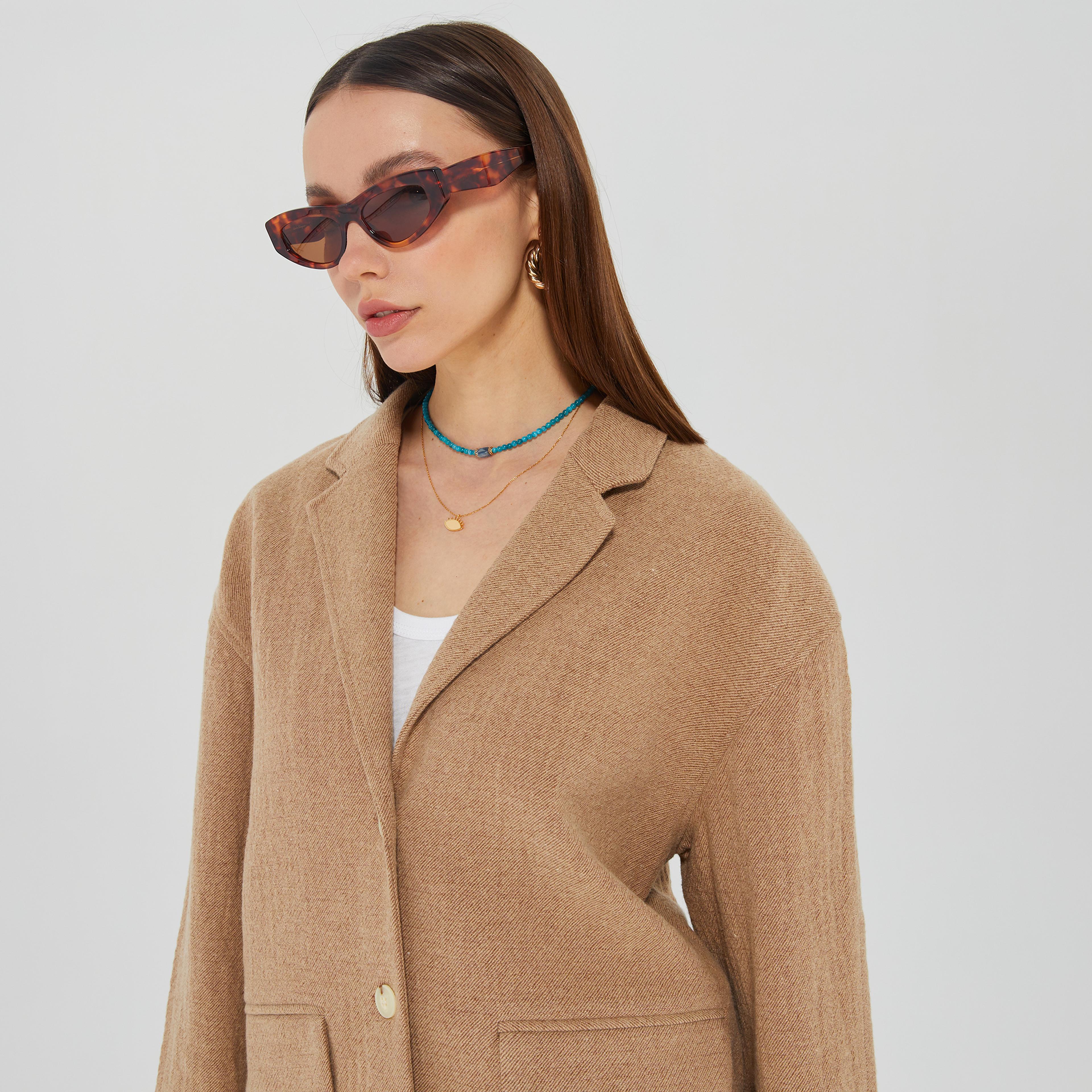 American Vintage Kadın Karamel Rengi Ceket