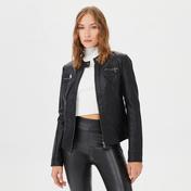 Only Onlbandit Faux Deri Biker Kadın Siyah Ceket