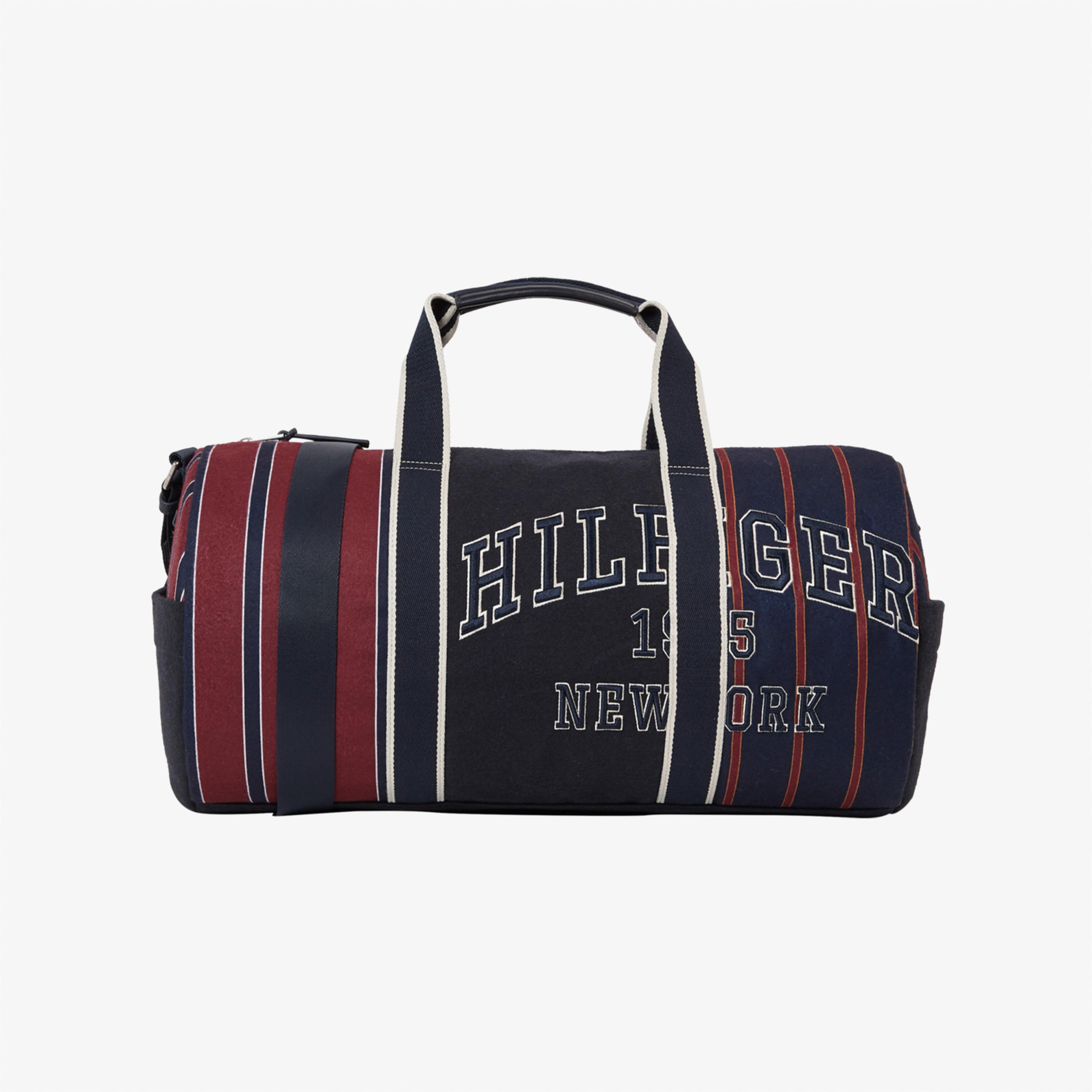 Tommy Hilfiger New Prep Barrel Bag Stripe Erkek Kırmızı Omuz Çantası