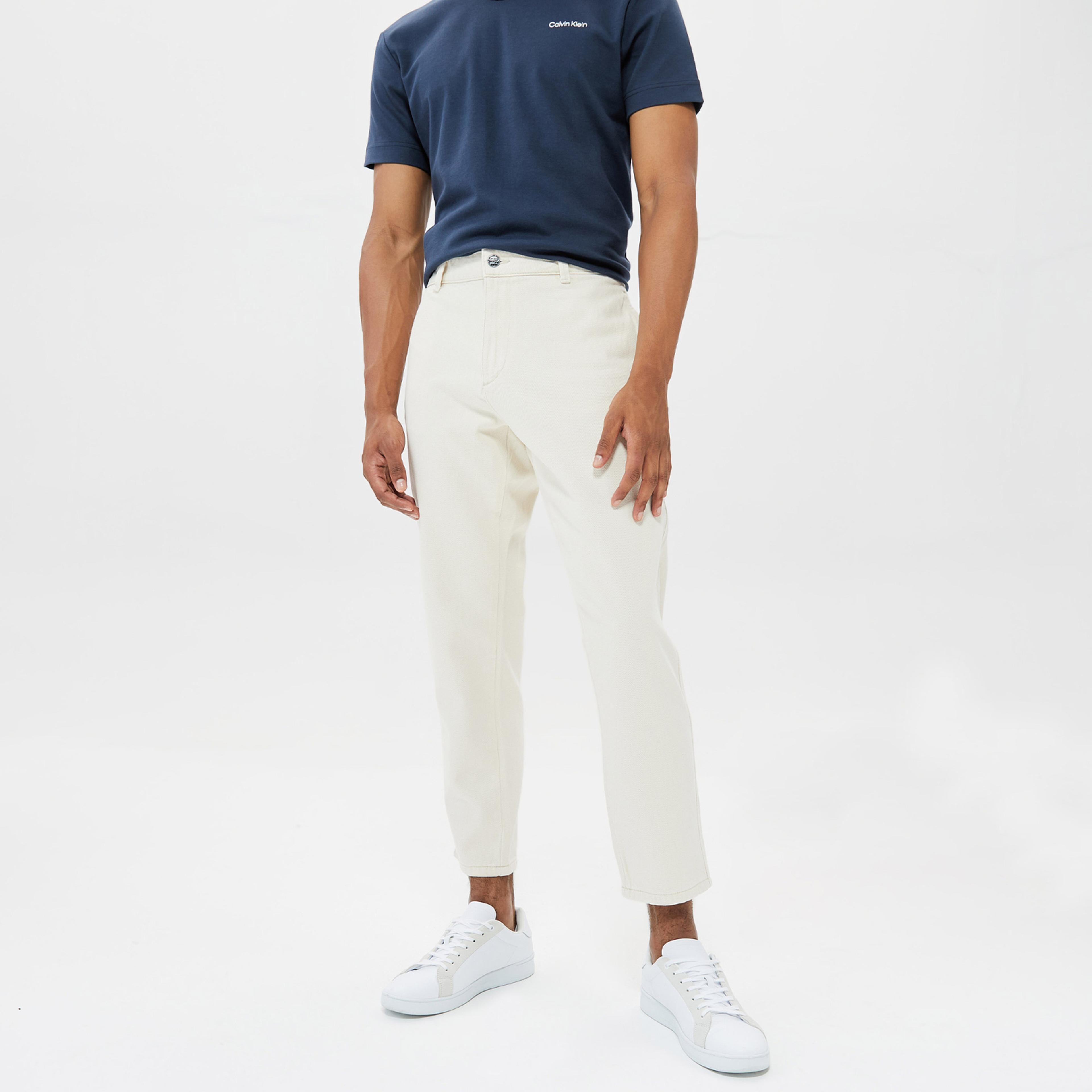 Only&Sons Onsavi Beam Twill Chino Erkek Ekru Pantolon