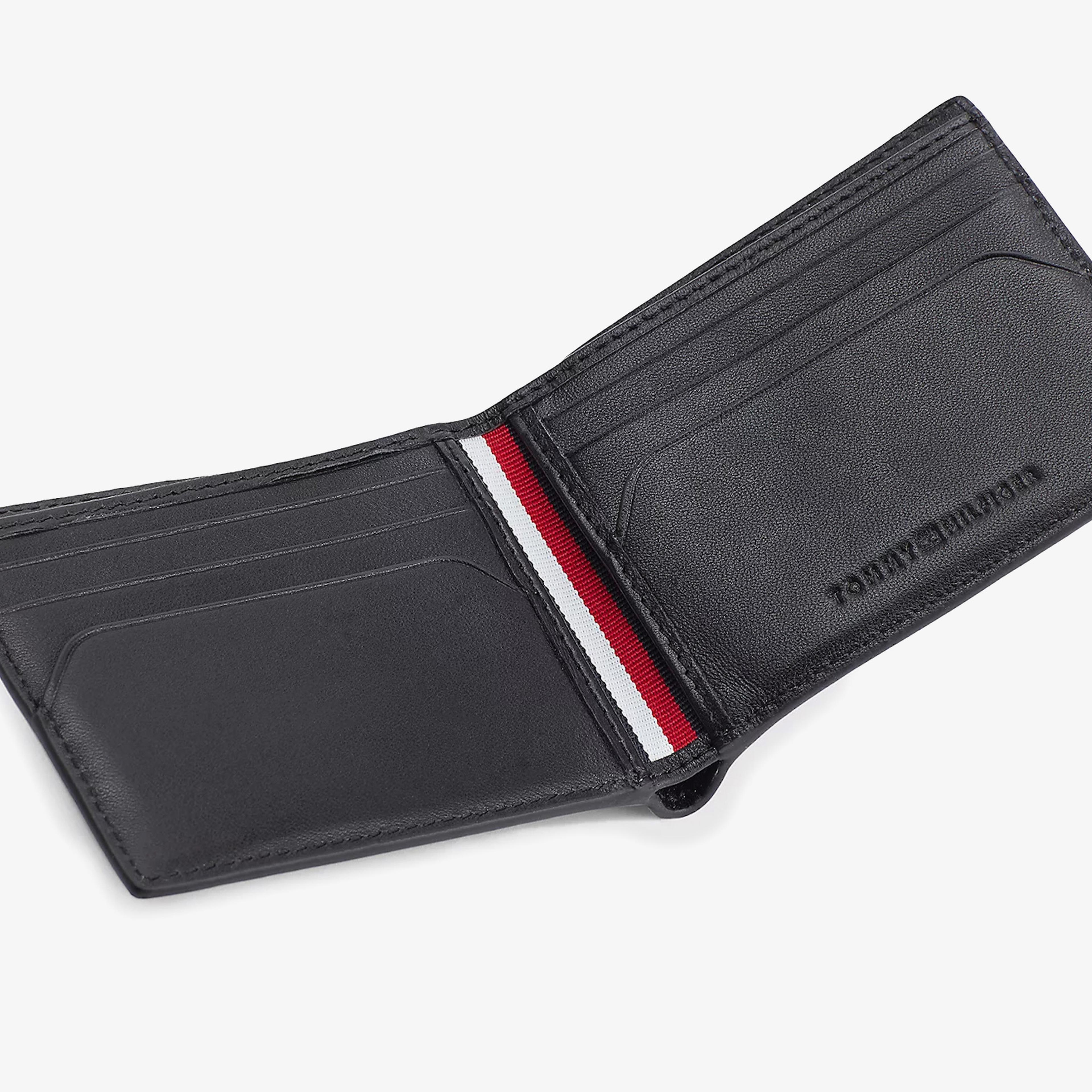 Tommy Hilfiger Business Leather Mini Erkek Siyah Cüzdan