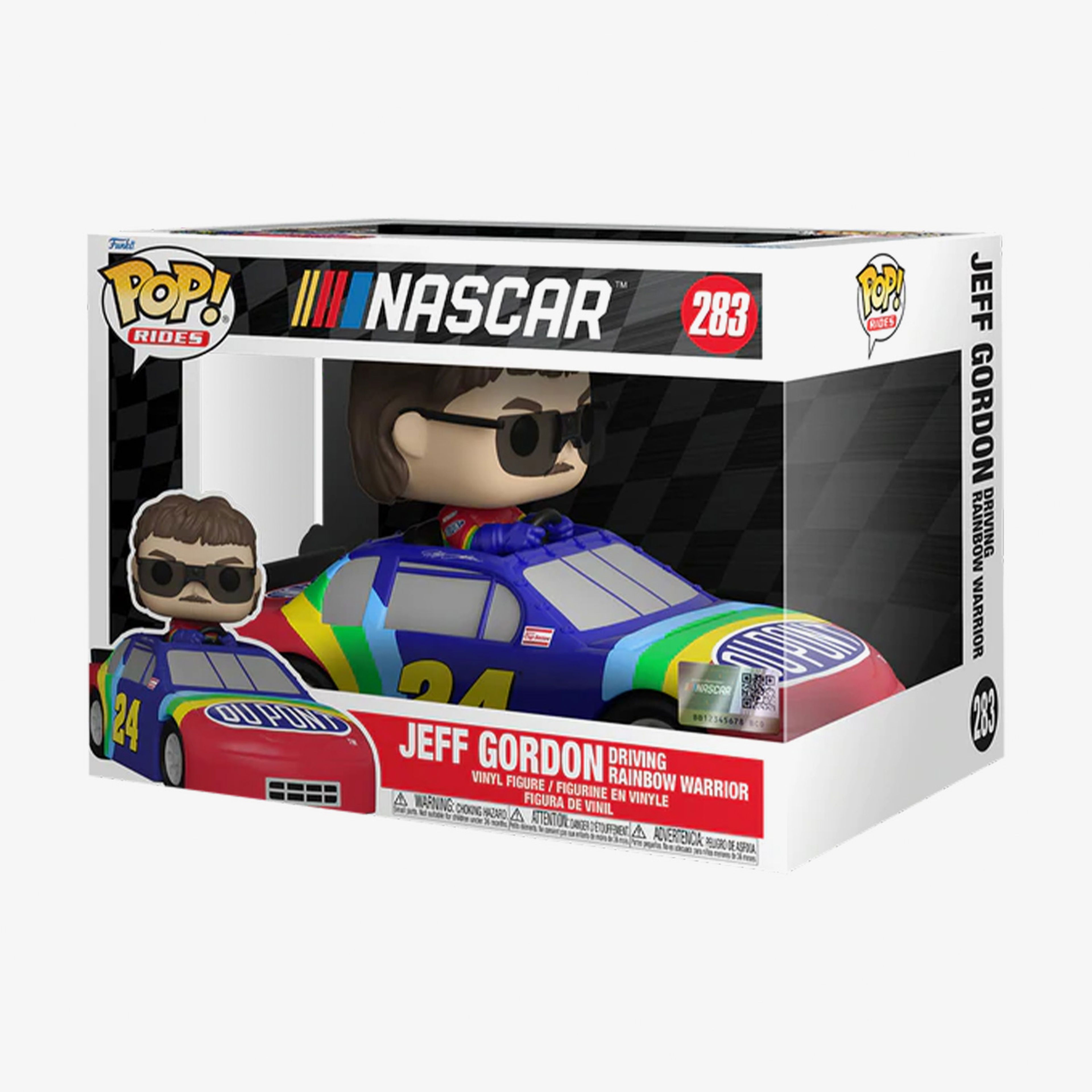 Funko Deluxe Ride: Nascar- Jeff Gordon (Rainbow Warrior) Unisex Renkli Figür