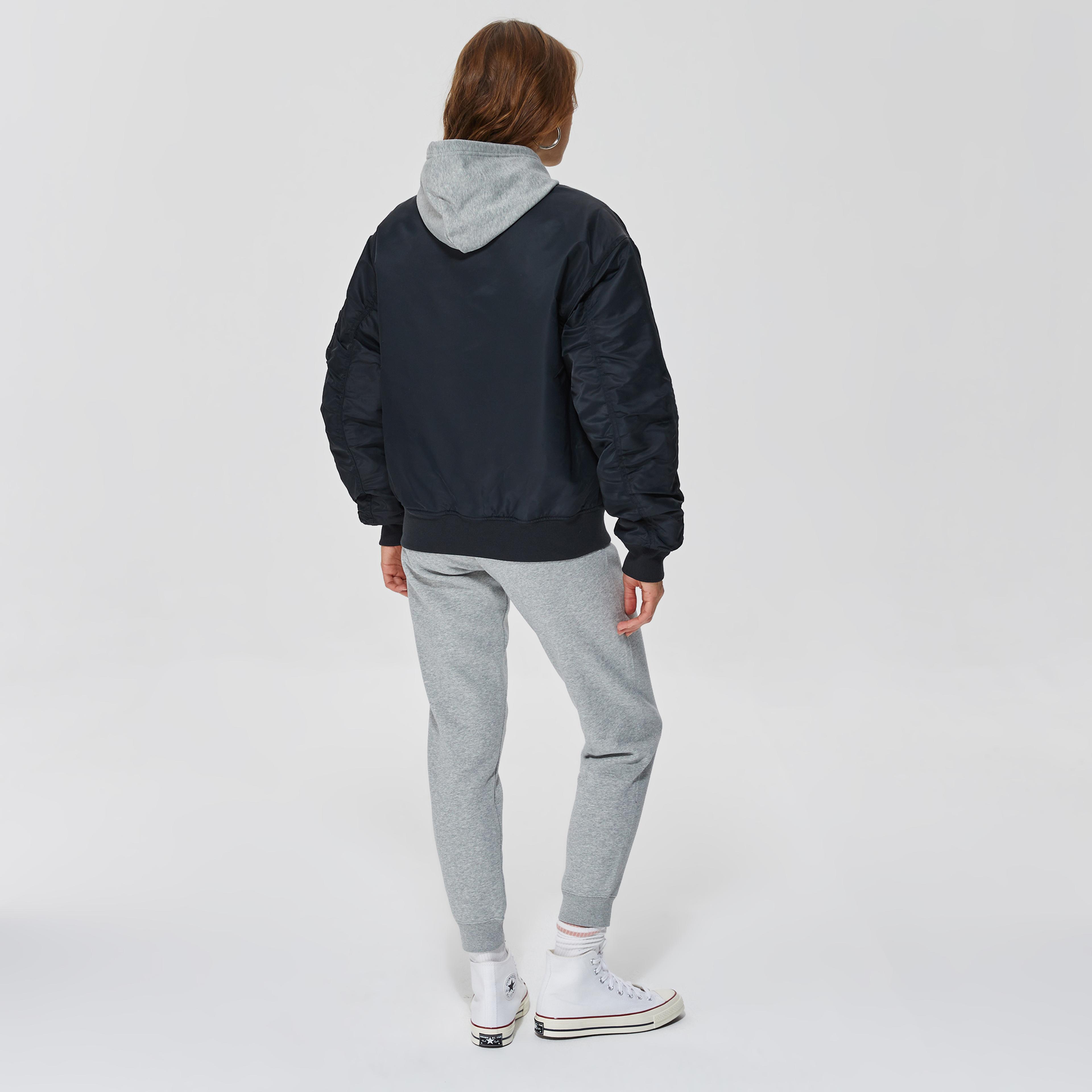 Converse Military Pack Ma-1 Bomber Unisex Siyah Ceket