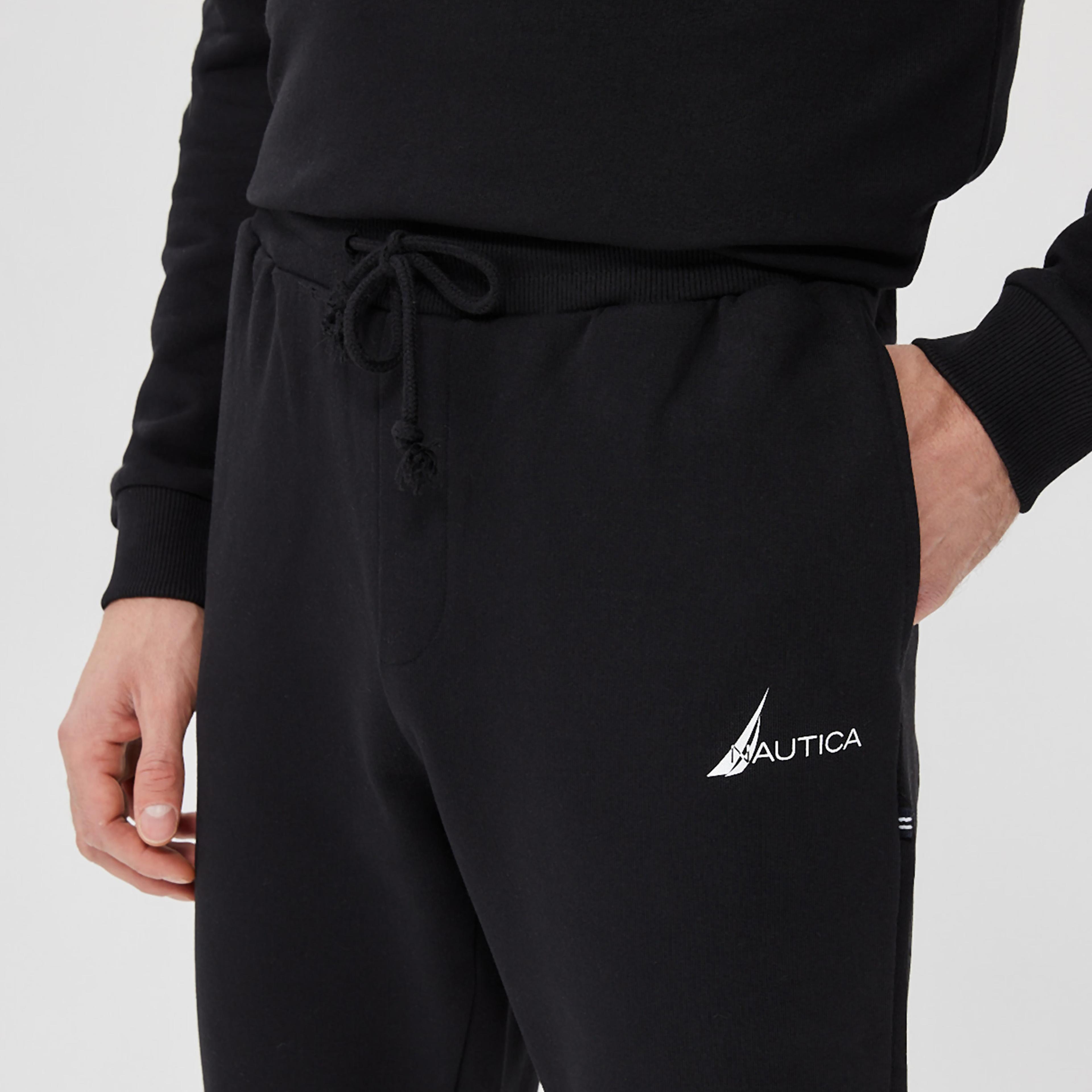 Nautica Standart Fit Erkek Siyah Eşofman Altı