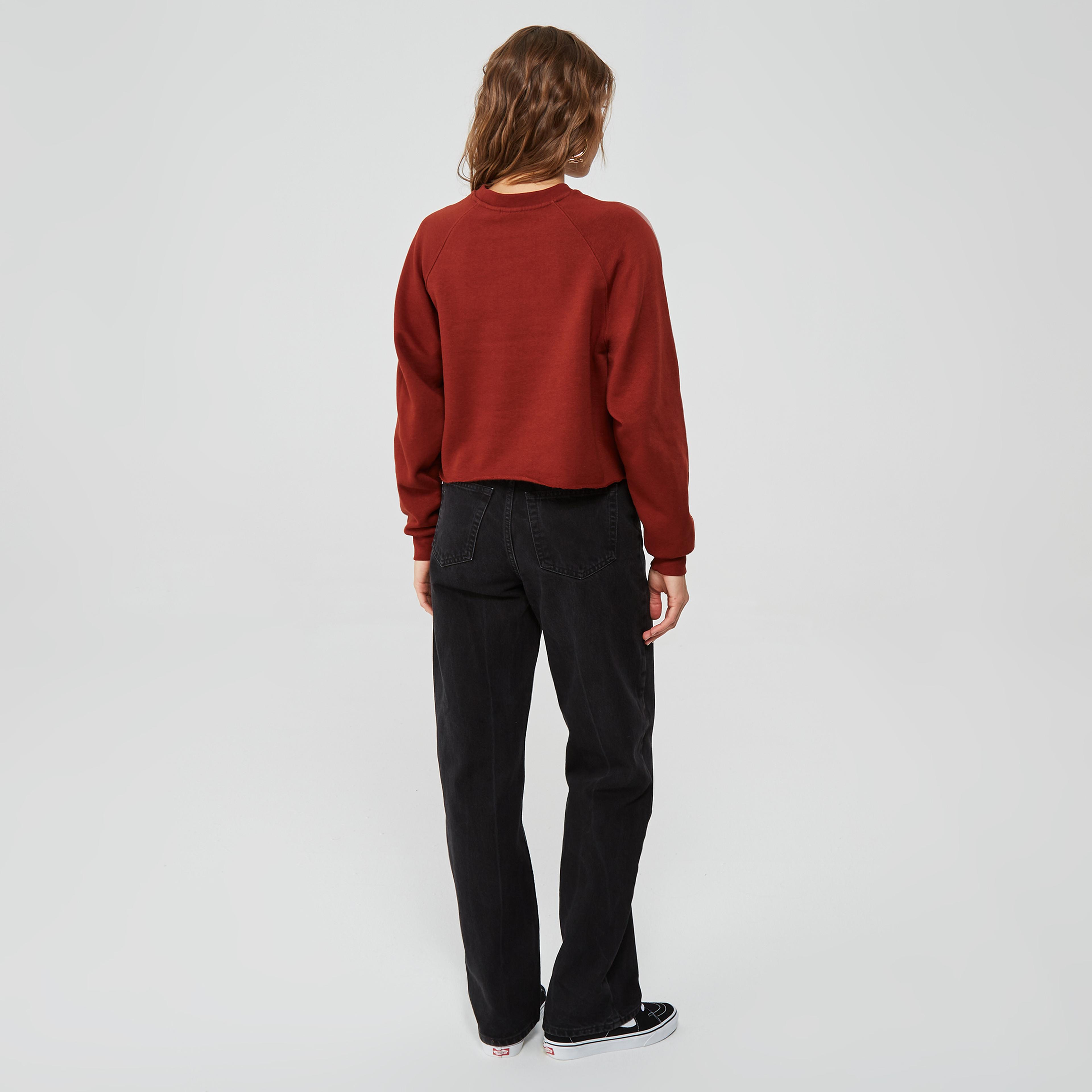 Levi's Laundry Day Raglan Crew Kadın Kırmızı Sweatshirt