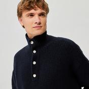 American Vintage Domy Erkek Lacivert Kazak