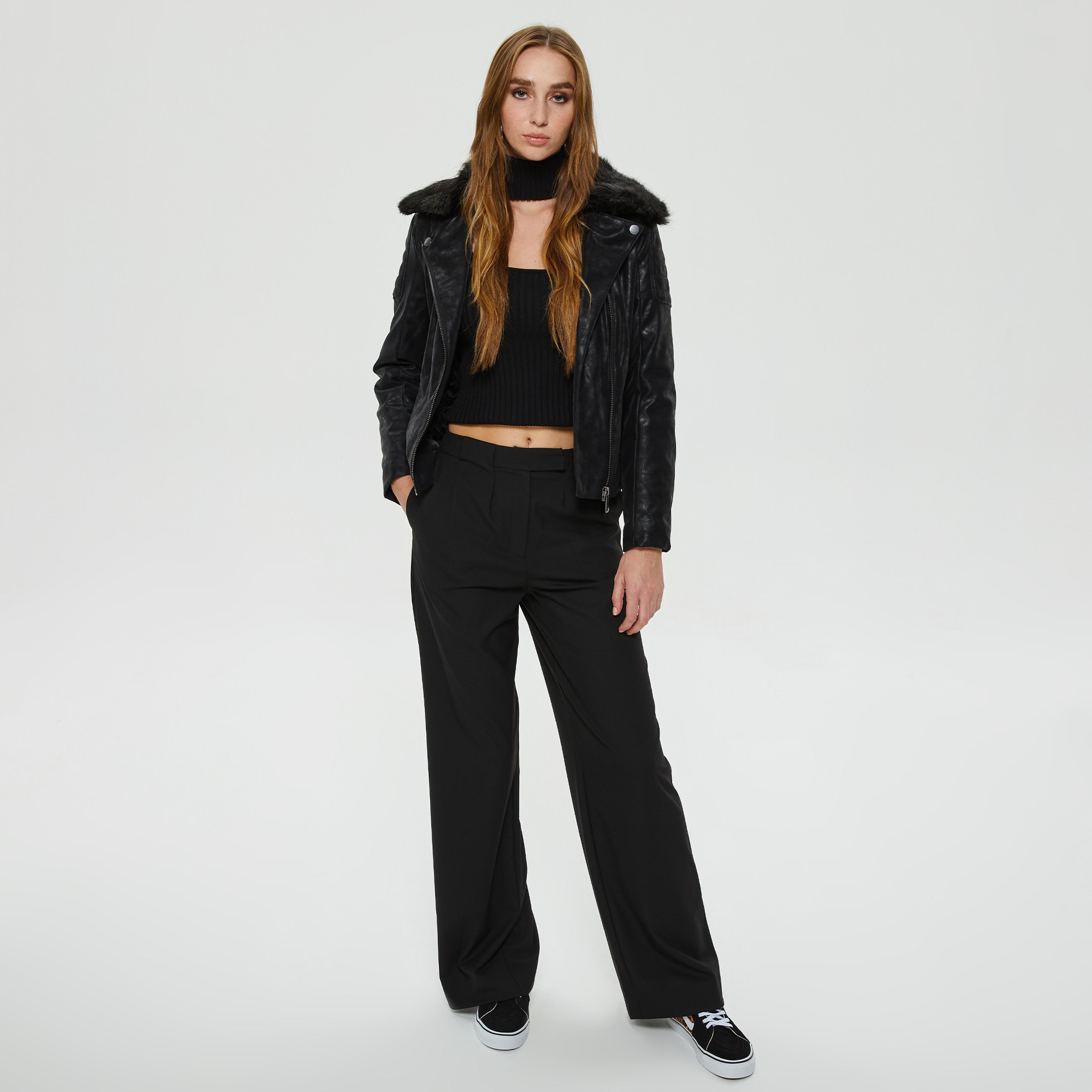 Guess Olivia Kadın Siyah Ceket