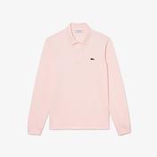 Lacoste Erkek Classic Fit Uzun Kollu Pembe Polo
