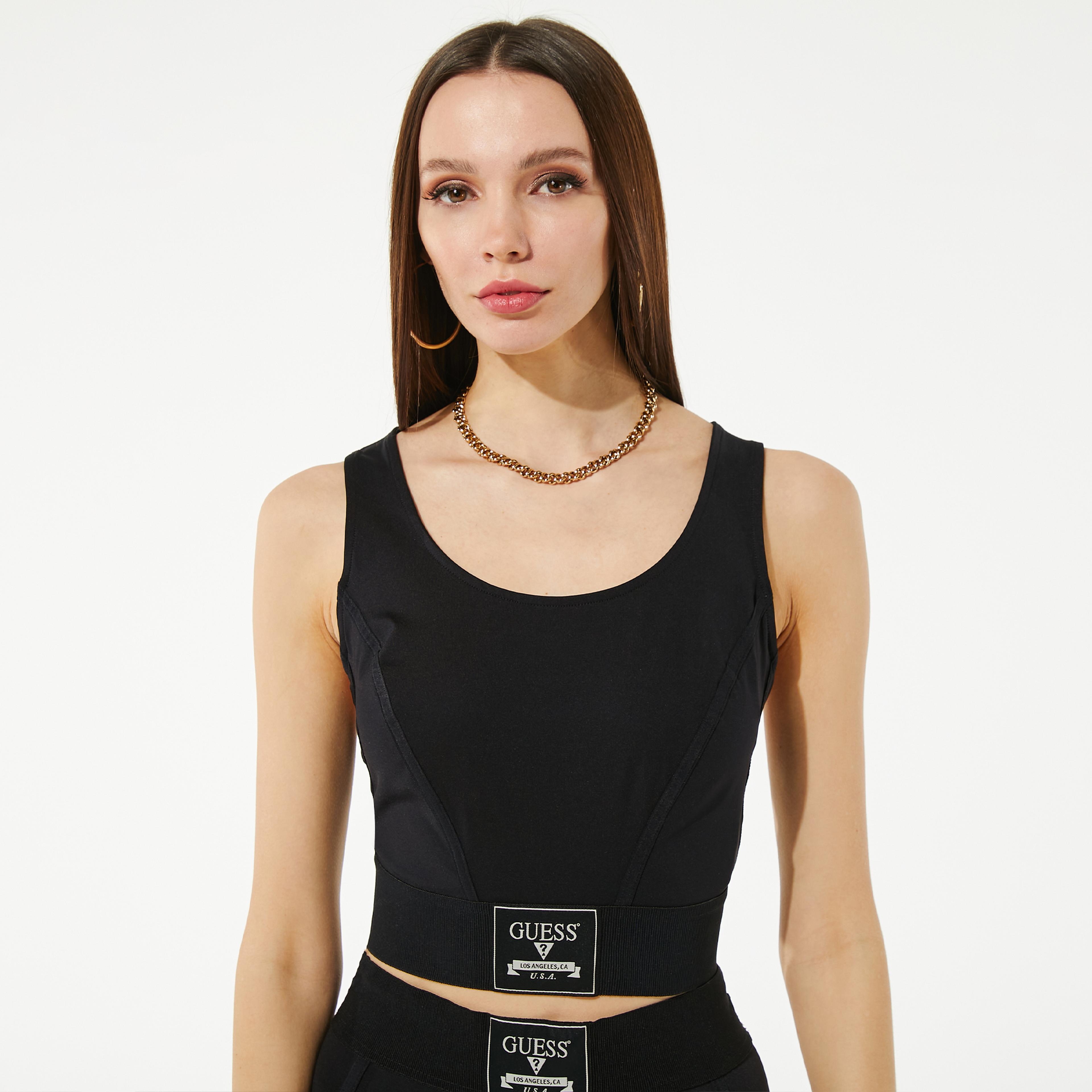 Guess Penelope Kadın Siyah T-Shirt