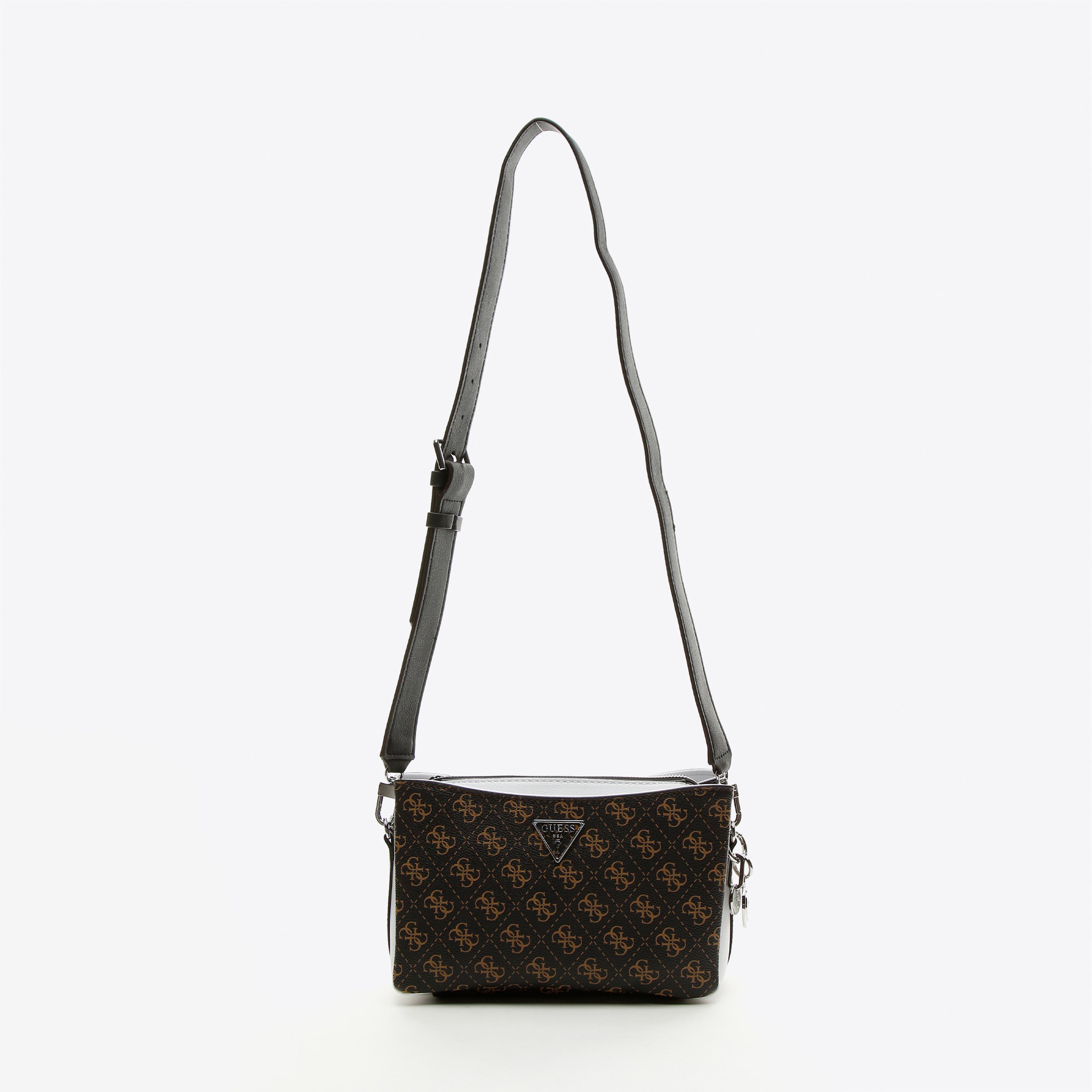 Guess Ambrose Crossbody To Kadın Kahverengi Omuz Çantası