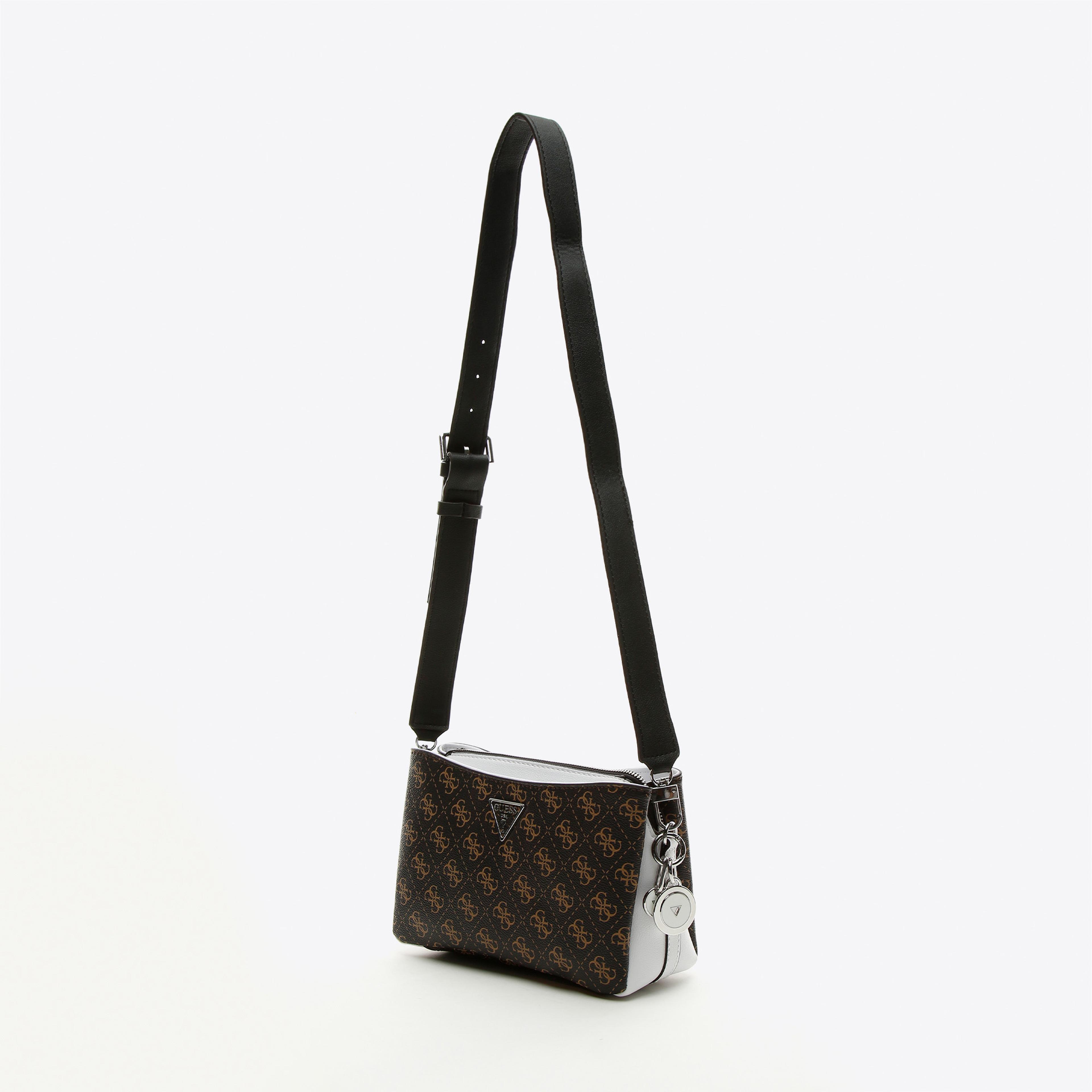 Guess Ambrose Crossbody To Kadın Kahverengi Omuz Çantası