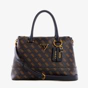 Guess Cordelia Logo Luxury Satchel Kadın Kahverengi El Çantası