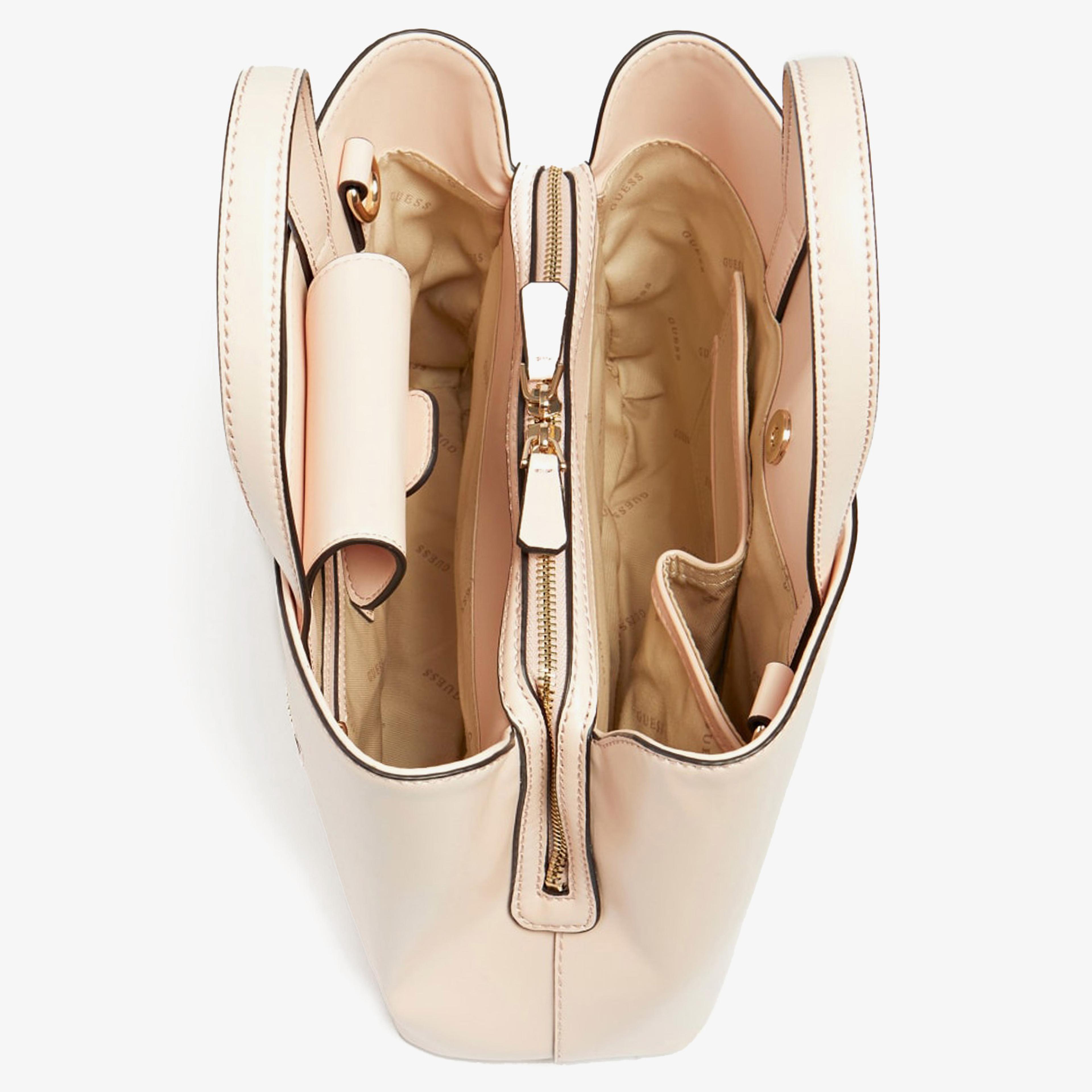 Guess Downtown Chic Turnlo Kadın Pembe Omuz Çantası