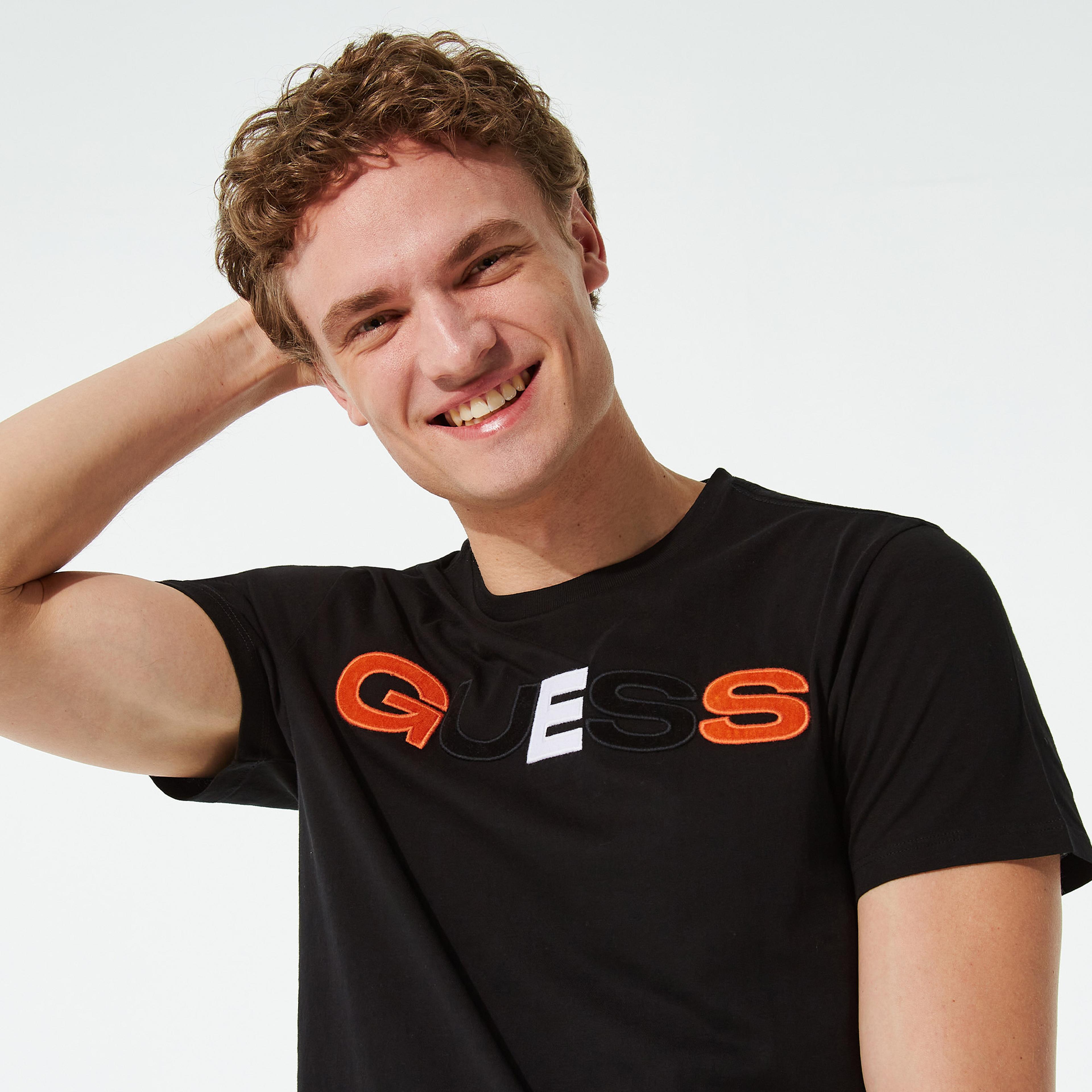 Guess Erkek Siyah T-Shirt