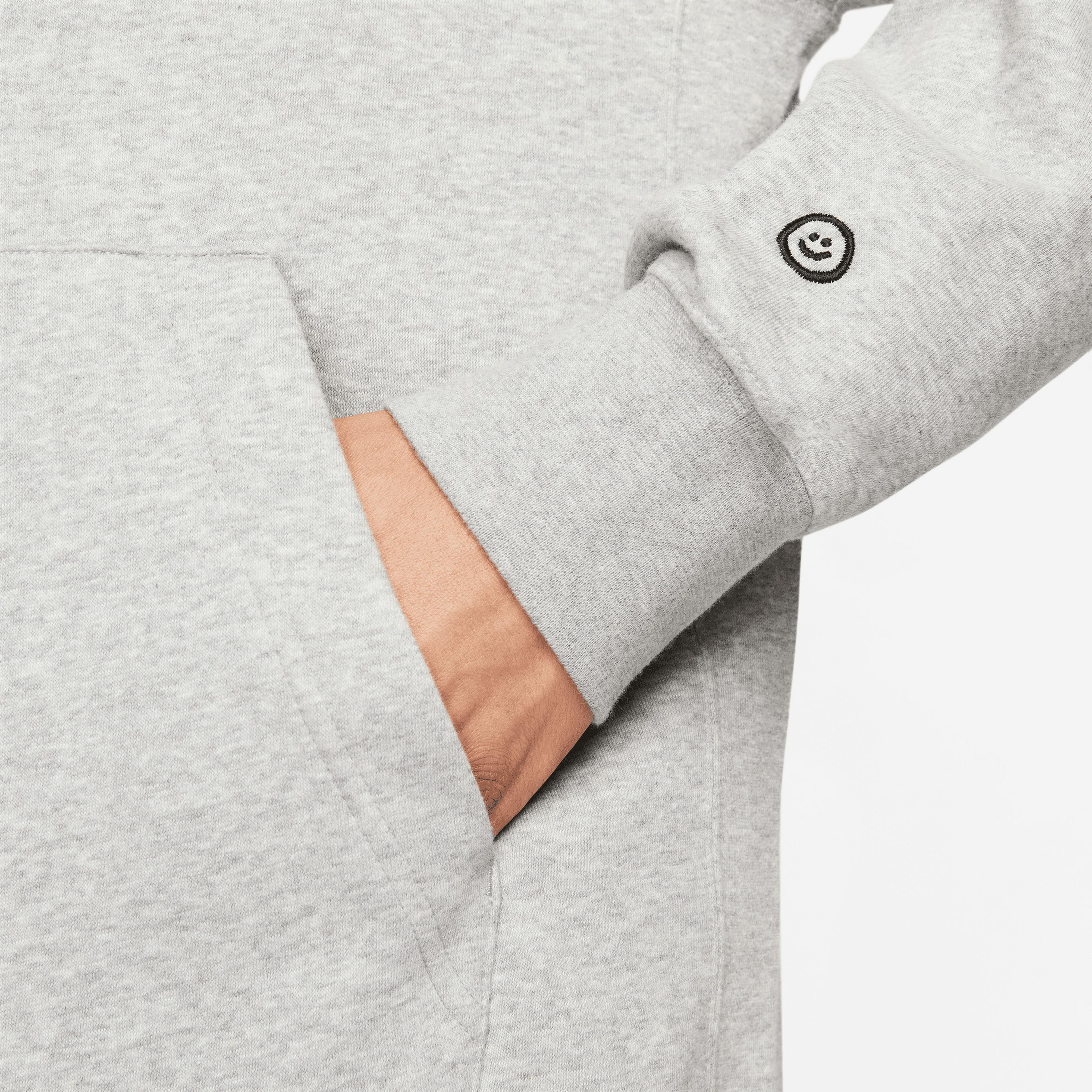 Nike Sportswear Erkek Gri Hoodie