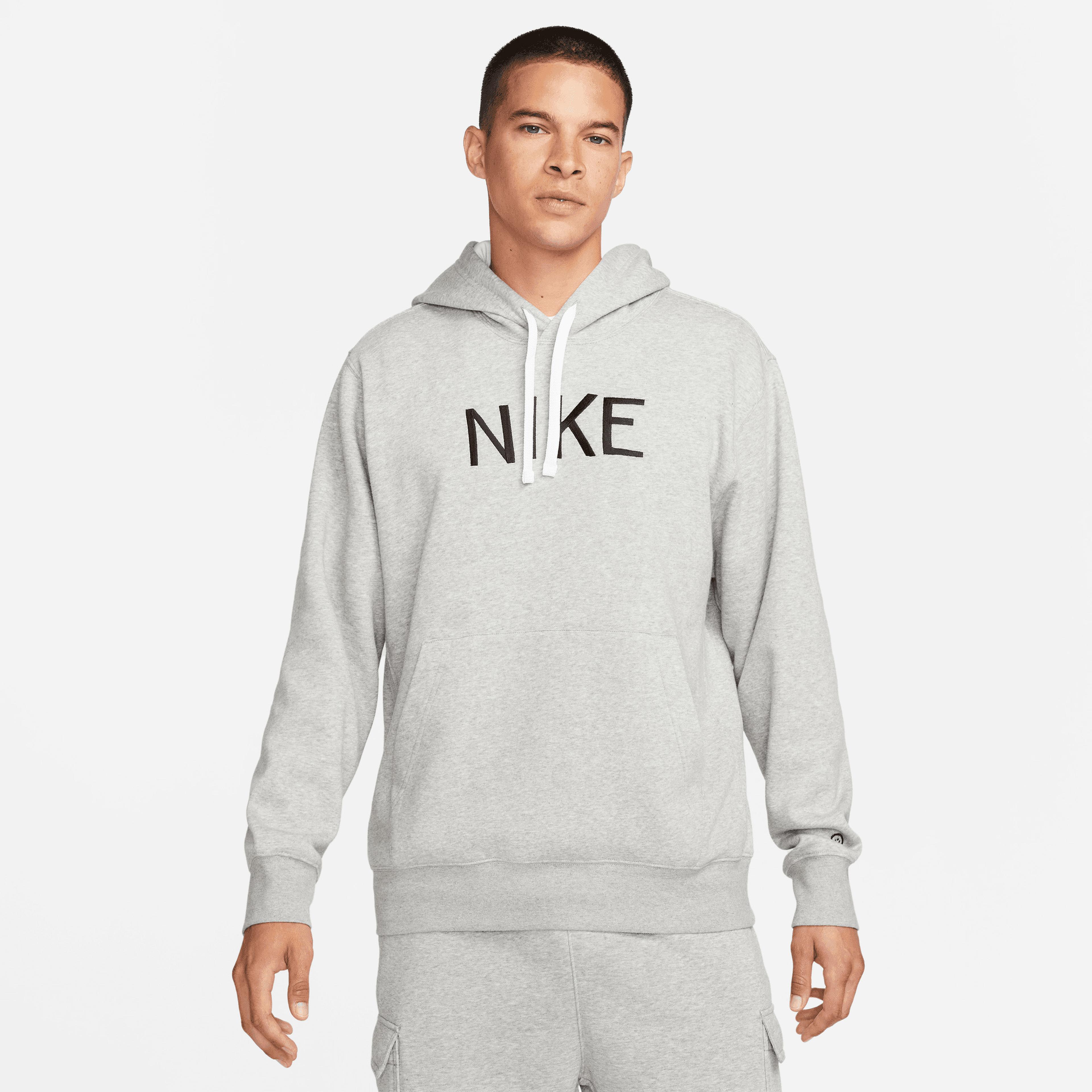 Nike Sportswear Erkek Gri Hoodie