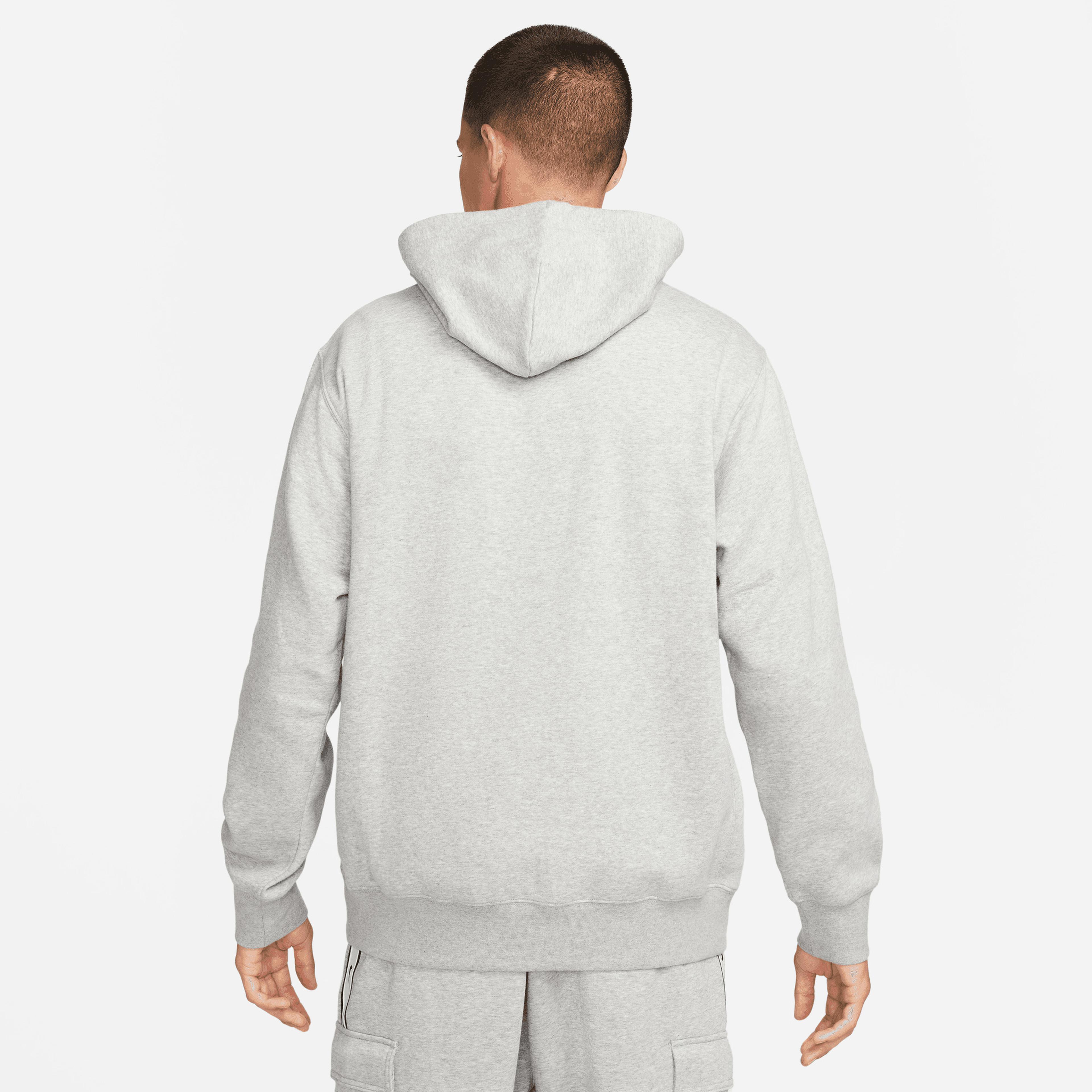 Nike Sportswear Erkek Gri Hoodie
