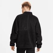 Nike Club Fleece Anorak Yarım Fermuarlı Erkek Siyah  Sweatshirt