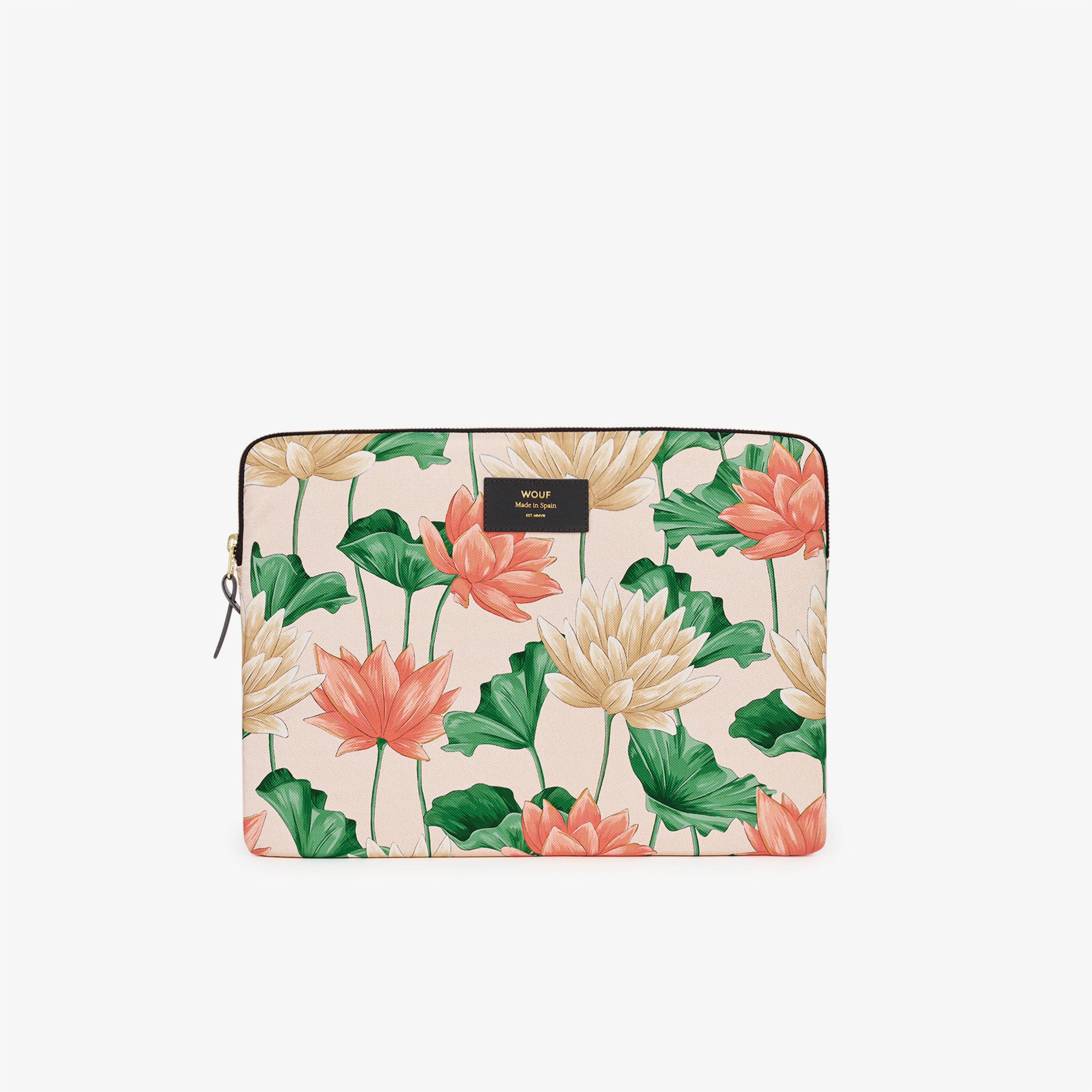Wouf Lotus 13" Kadın Bej Laptop Kılıfı