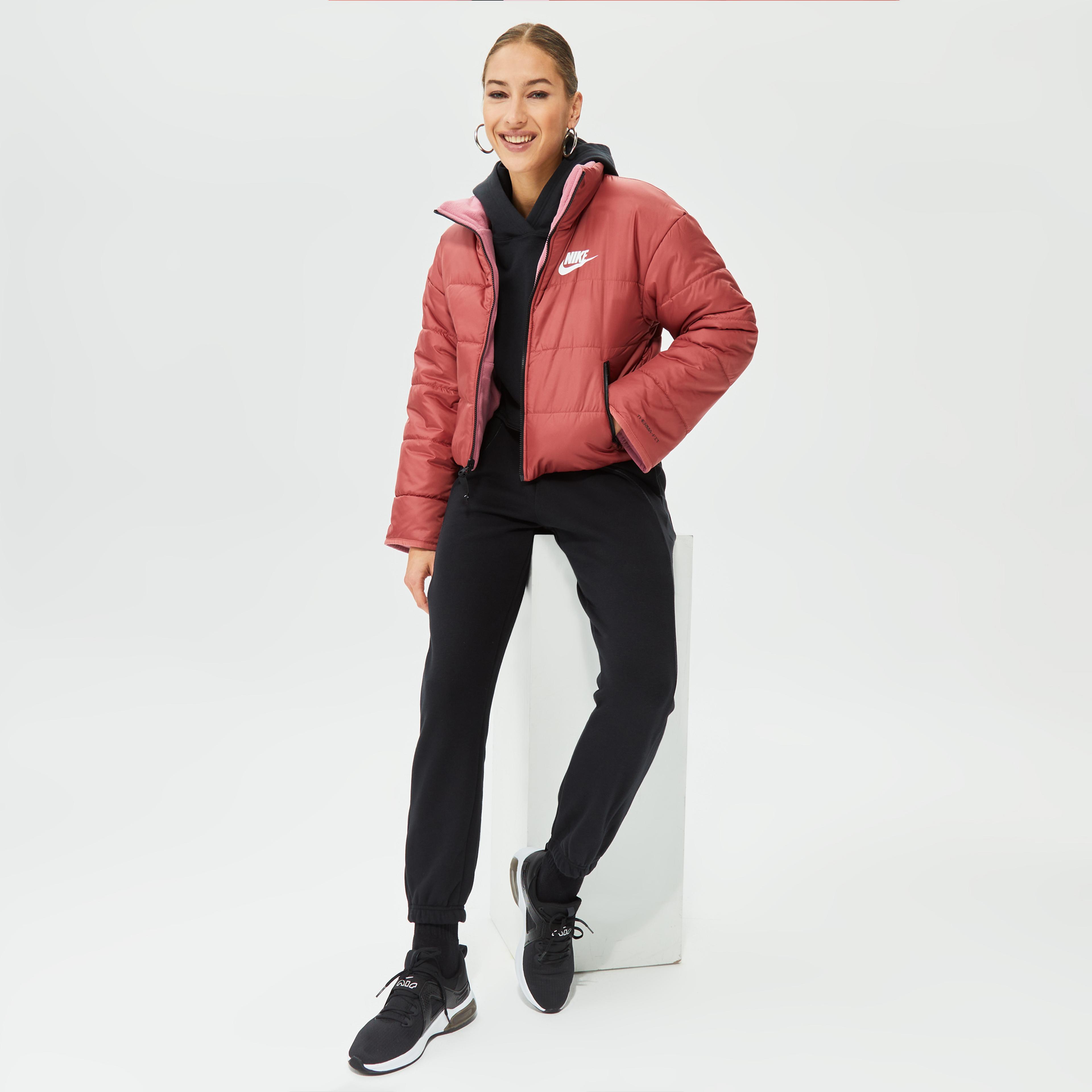 Nike Sportswear Therma-FIT Repel Çift Taraflı Kadın Pembe Mont