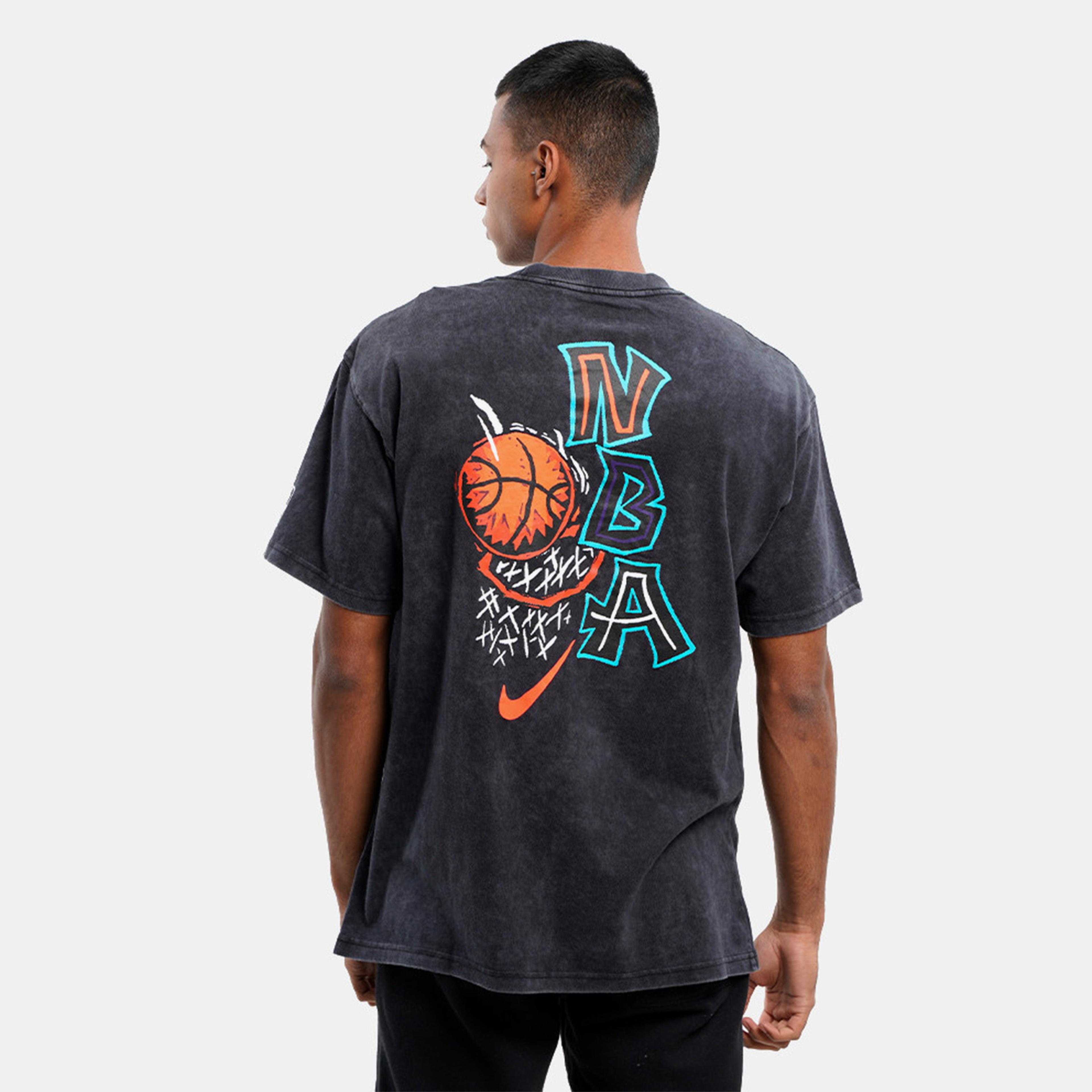 Nike Max90 NBA Erkek Siyah T-Shirt