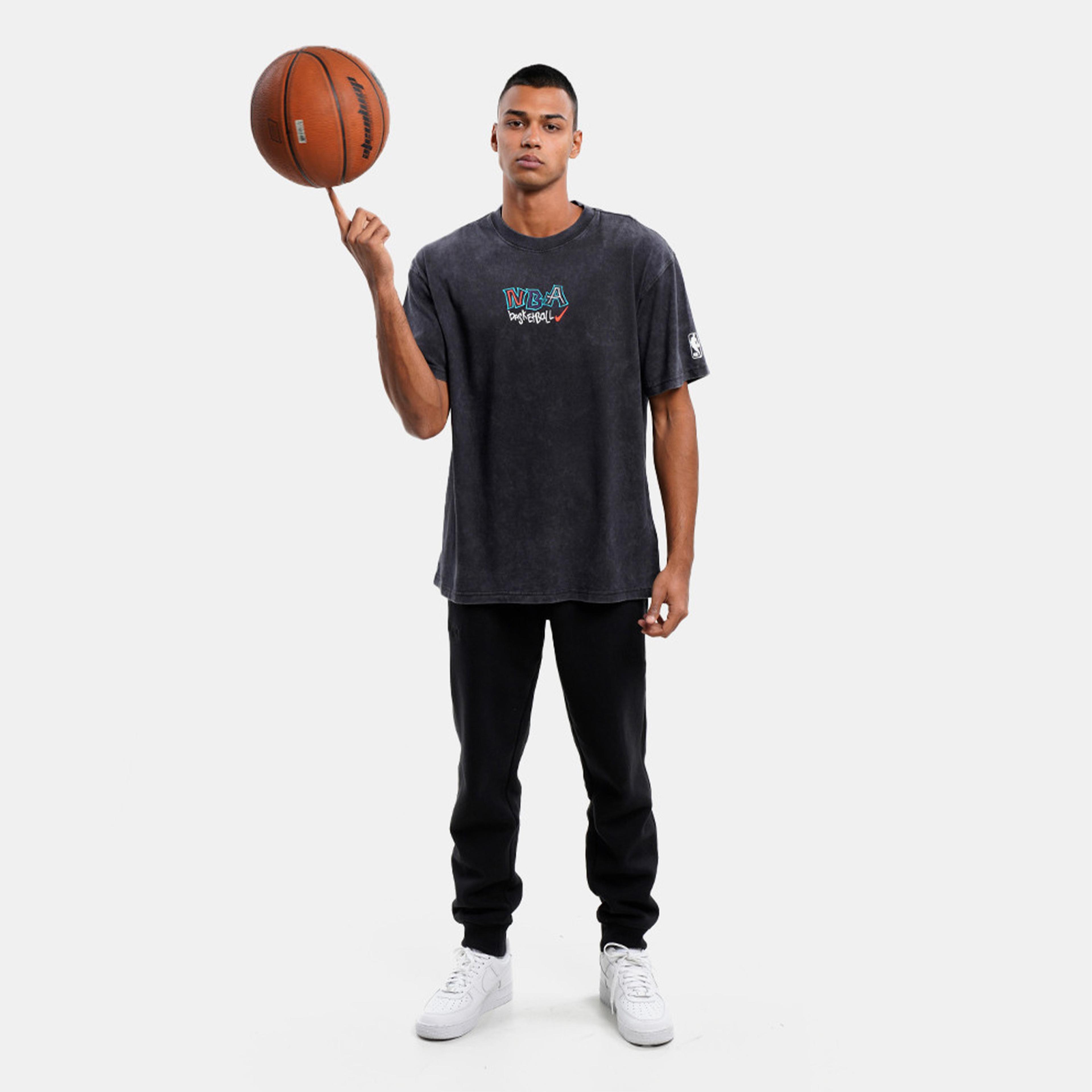 Nike Max90 NBA Erkek Siyah T-Shirt