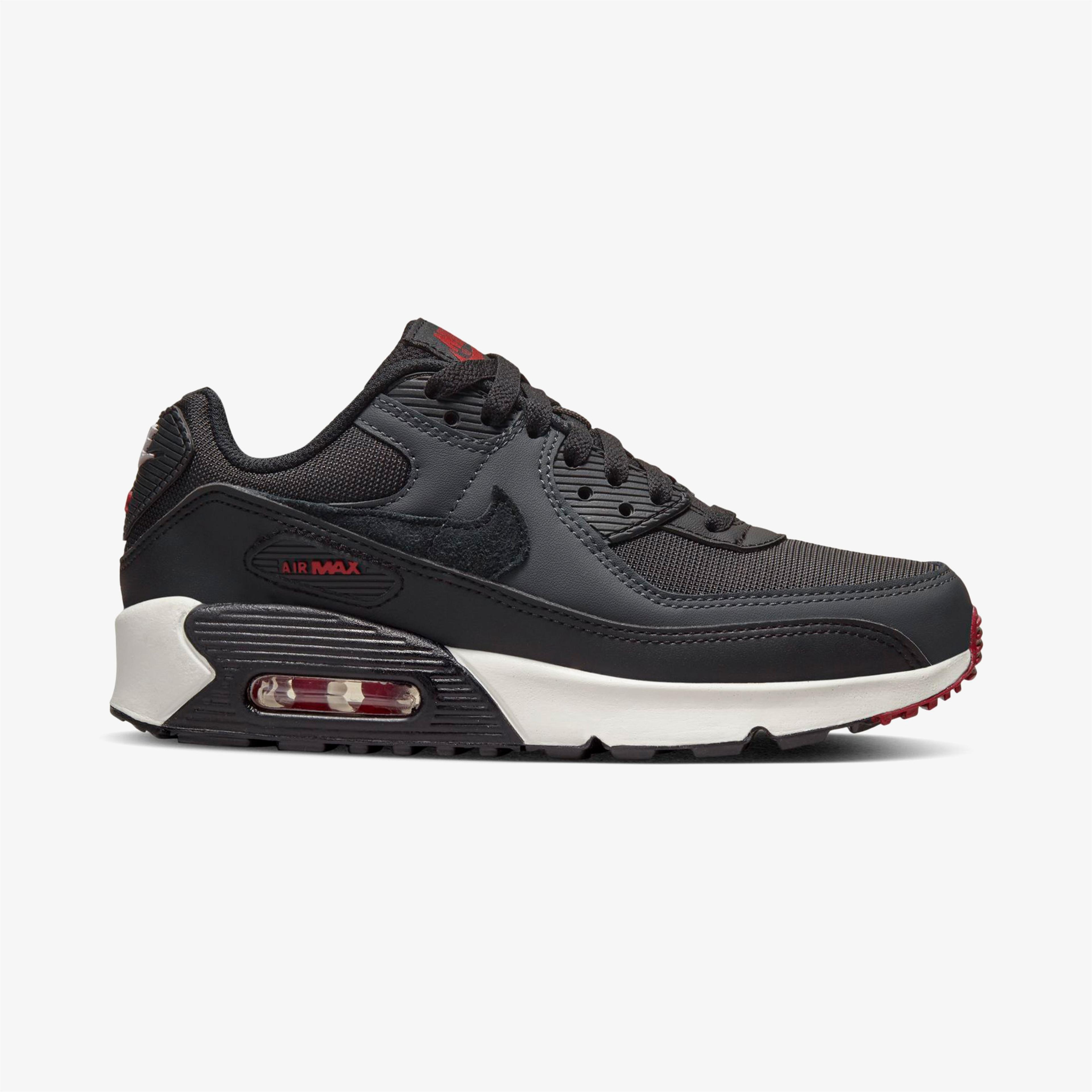 Nike Air Max 90 Leather Kadın Gri Spor Ayakkabı