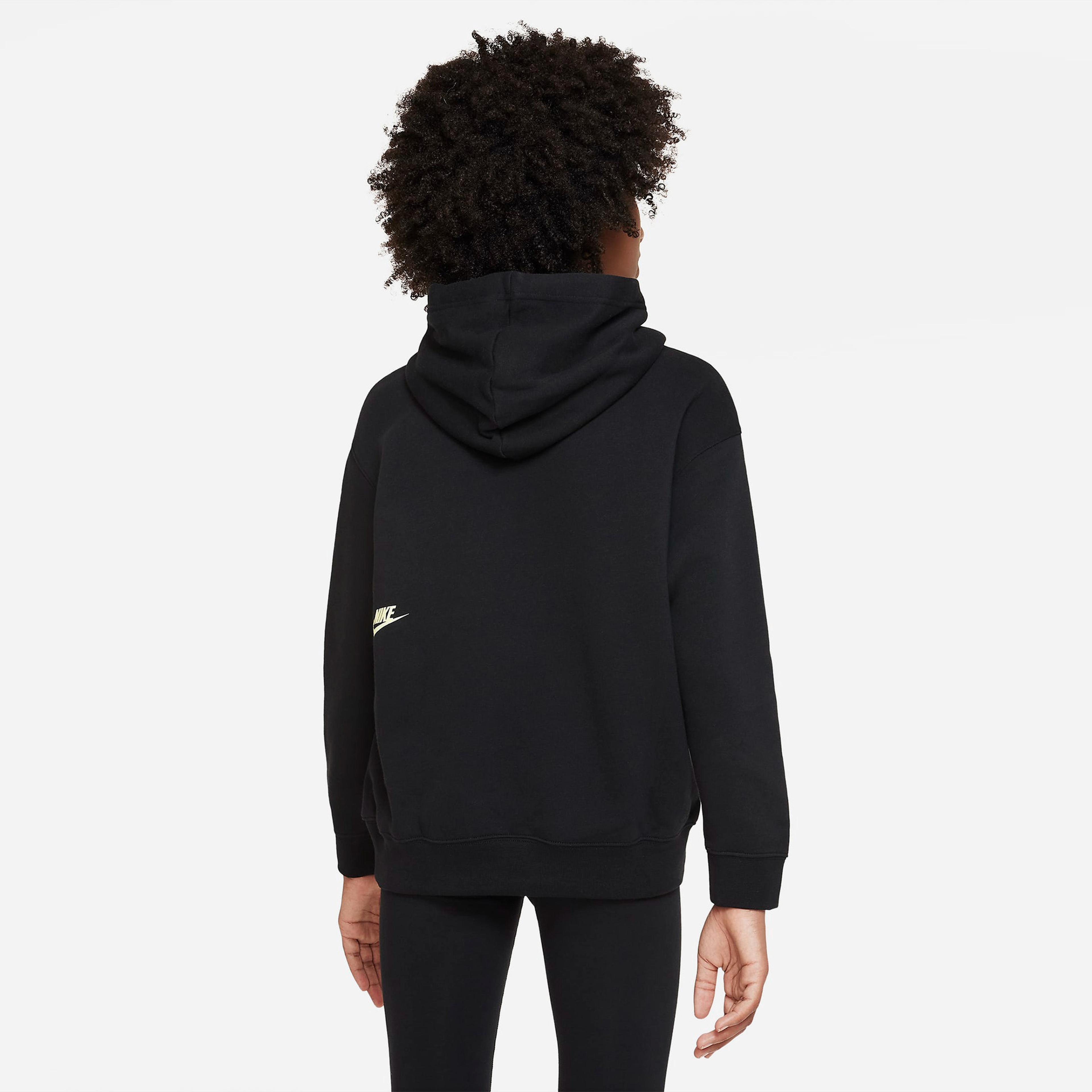 Nike Sportswear Oversize Hoodie Çocuk Siyah Sweatshirt