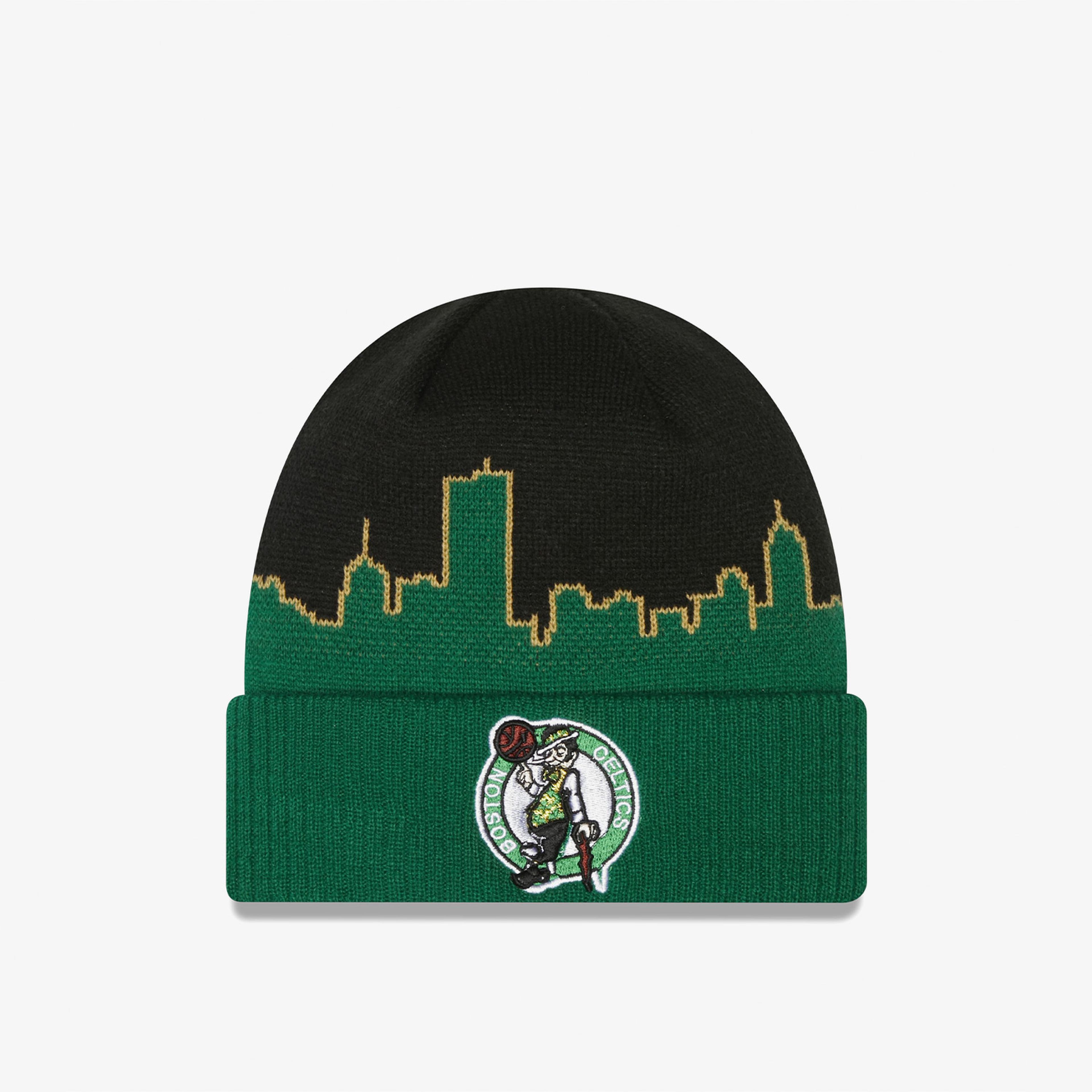New Era NBA Tip Off 2022 Cuff Boston Celtics Unisex Siyah/Yeşil Bere