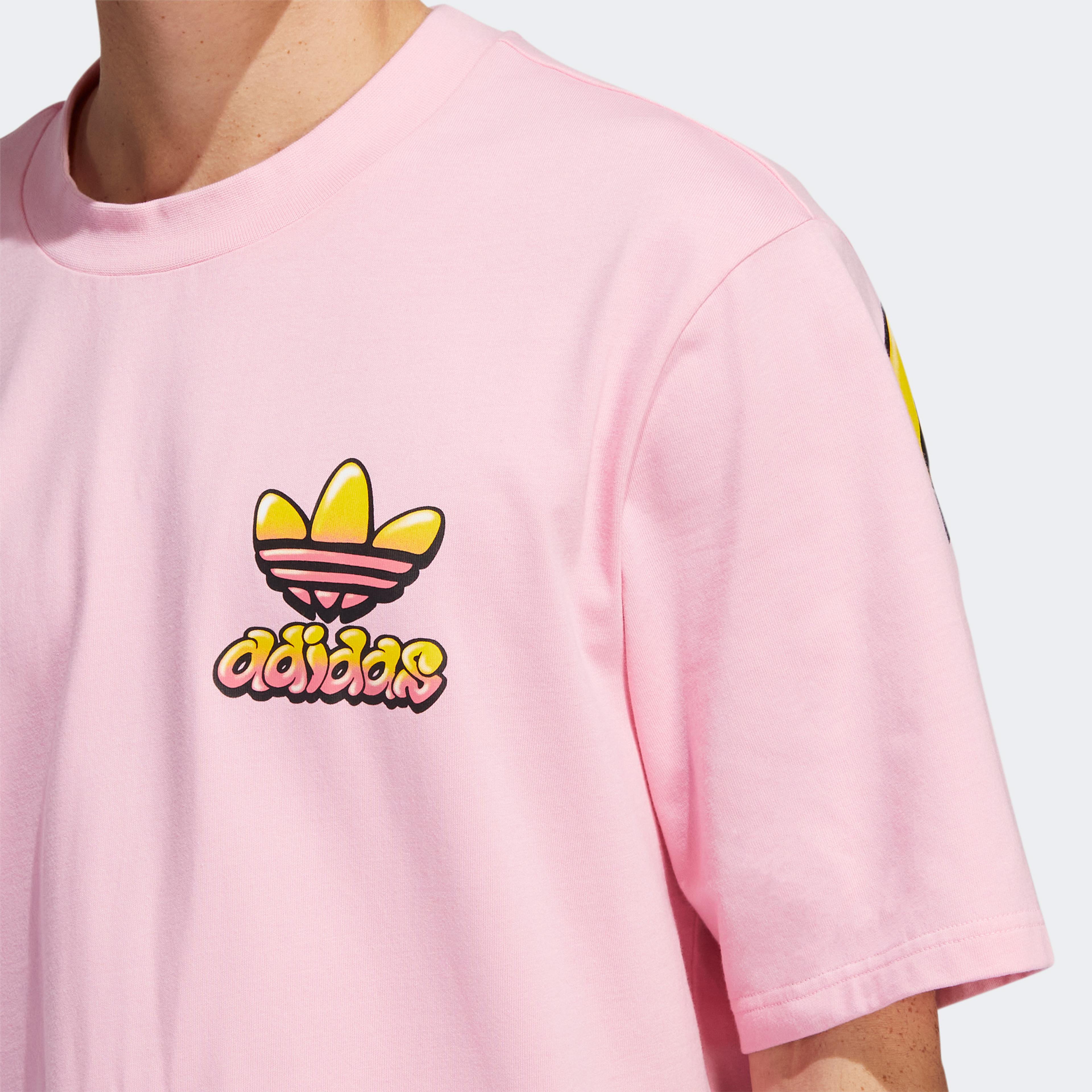 adidas Jeremy Scott Unisex Pembe T-Shirt