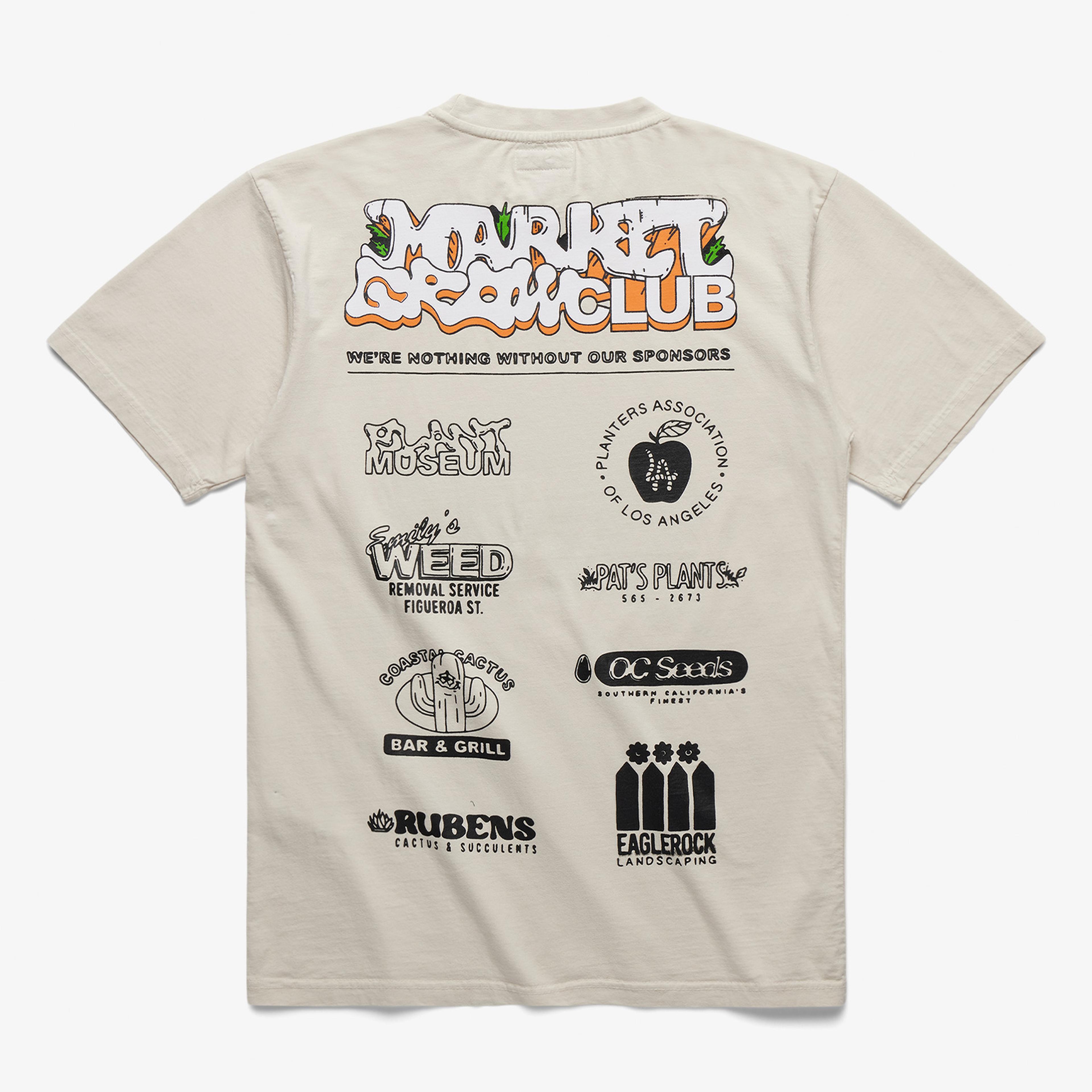 Market Growclub Erkek Krem T-Shirt