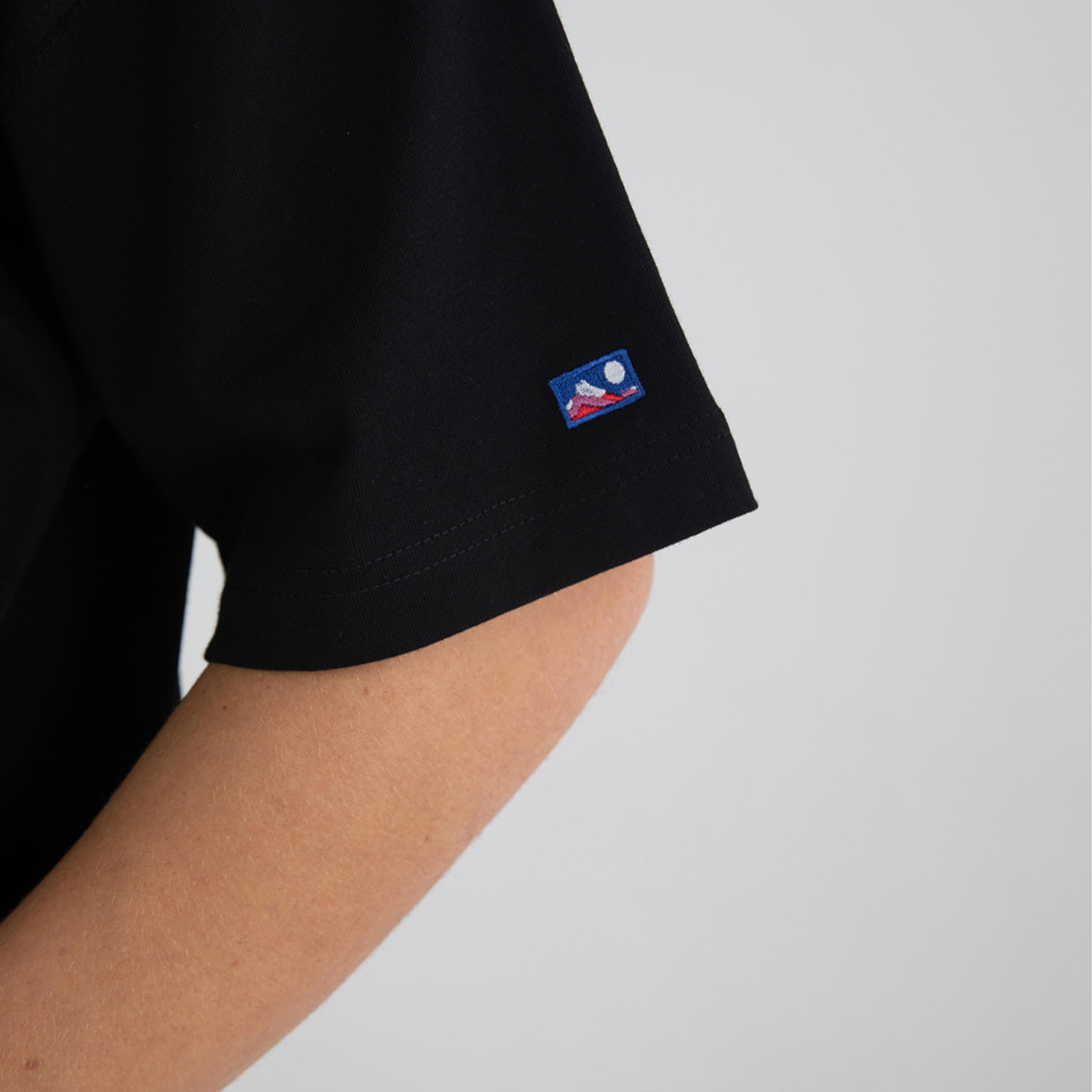 Fifty Pieces Oversize Erkek Siyah T-Shirt
